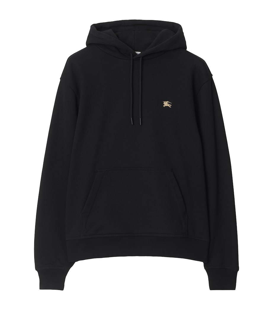 Cotton Knight Stamp Hoodie BLACK Image 1