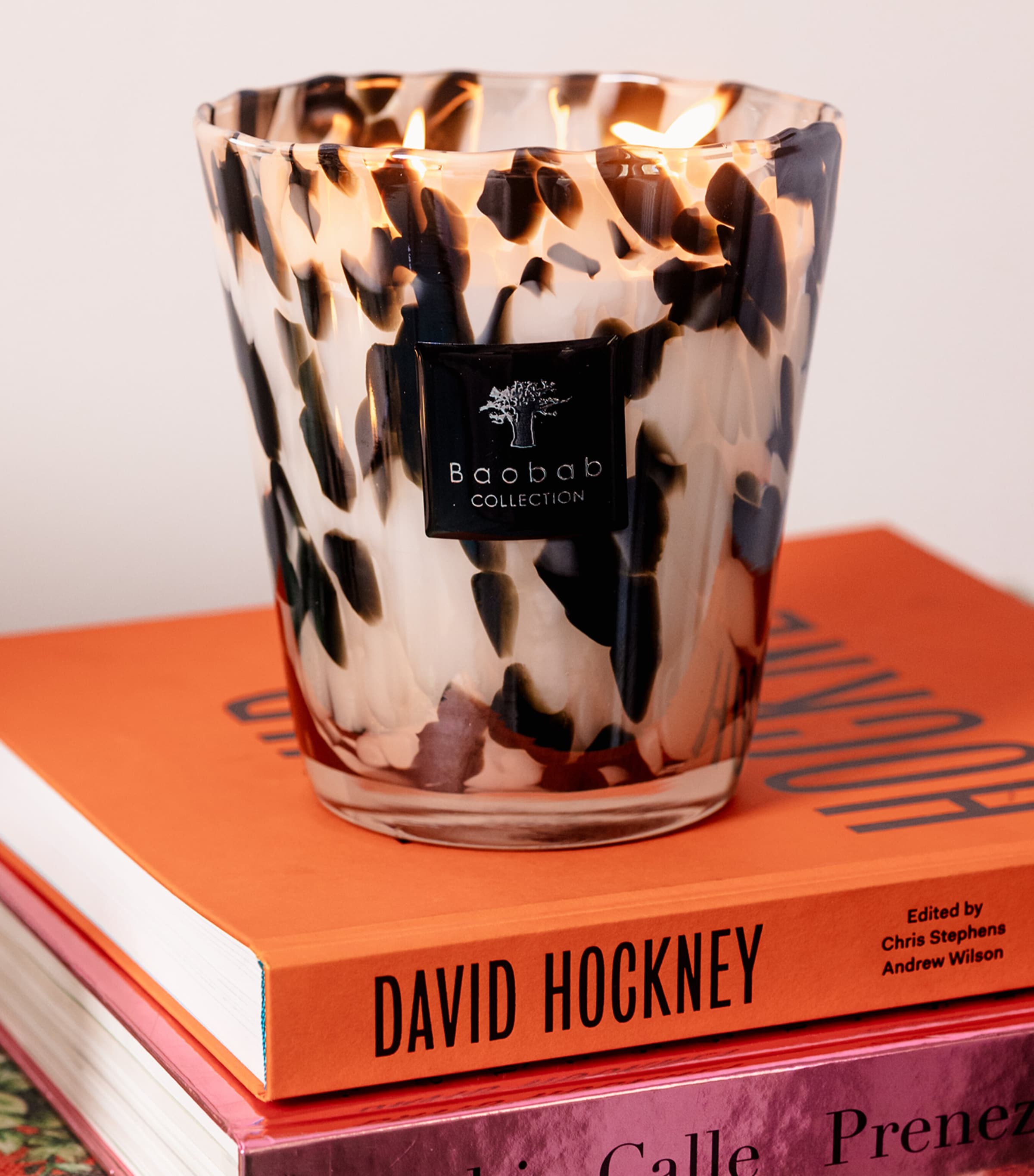 Baobab Collection Black Pearls Candle (16cm) Black Image 3