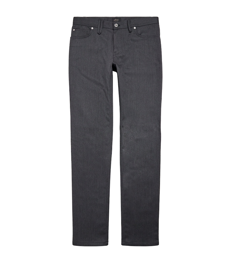 Wool-Cotton Straight Jeans 1100 Image 1