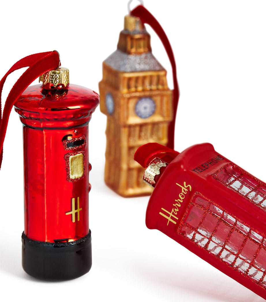 London Icons Tree Decorations (Set of 3) MULTI Image 3