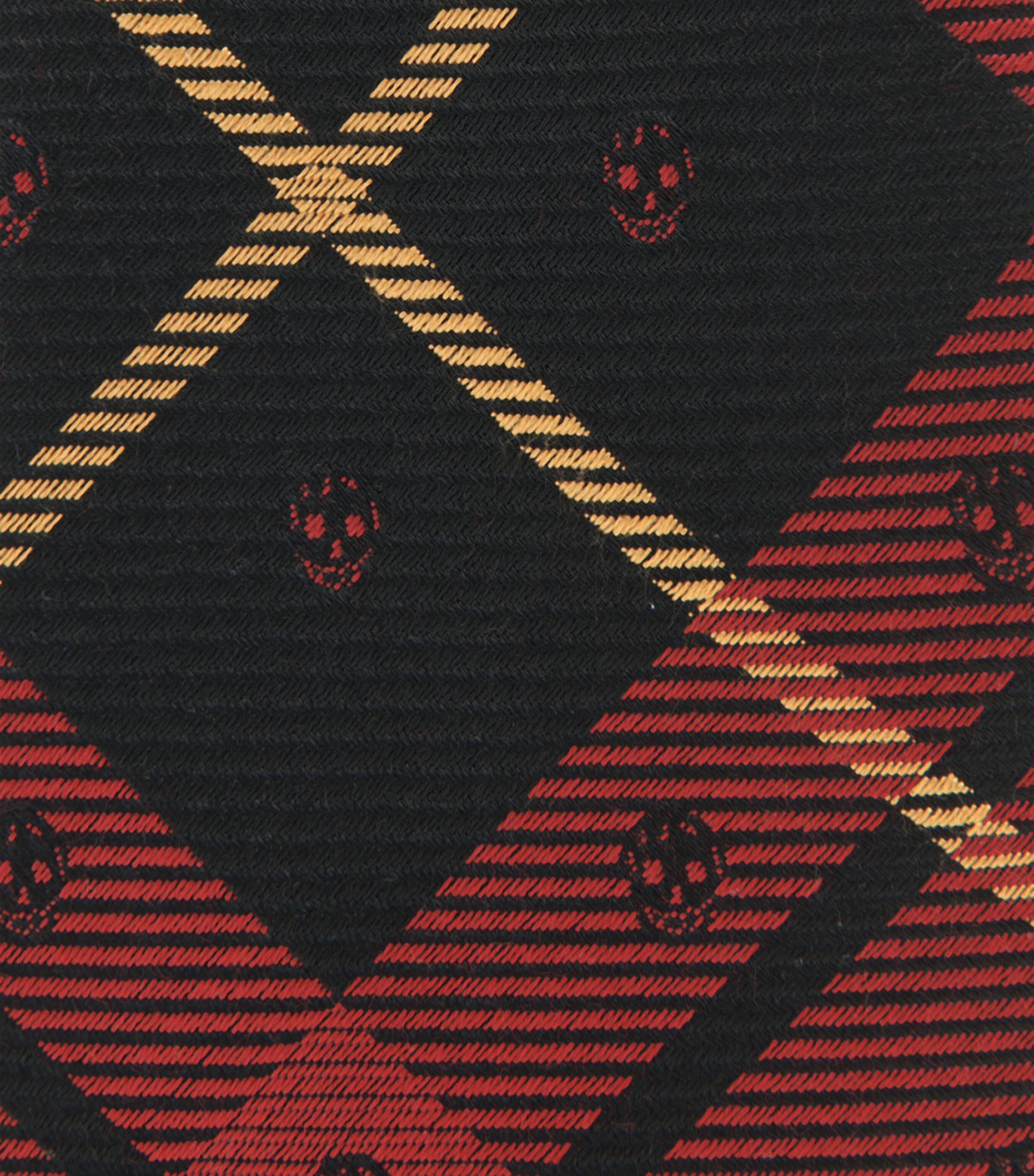 Silk Skull Tartan Tie 6460 Image 3