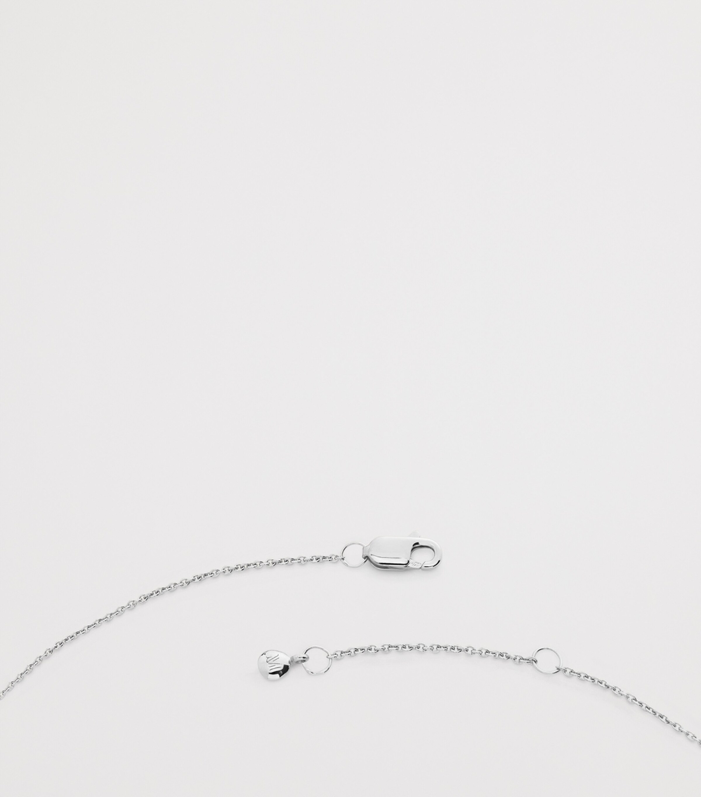 Monica Vinader Sterling Silver Pisces Zodiac Necklace Sterling Silver Image 3