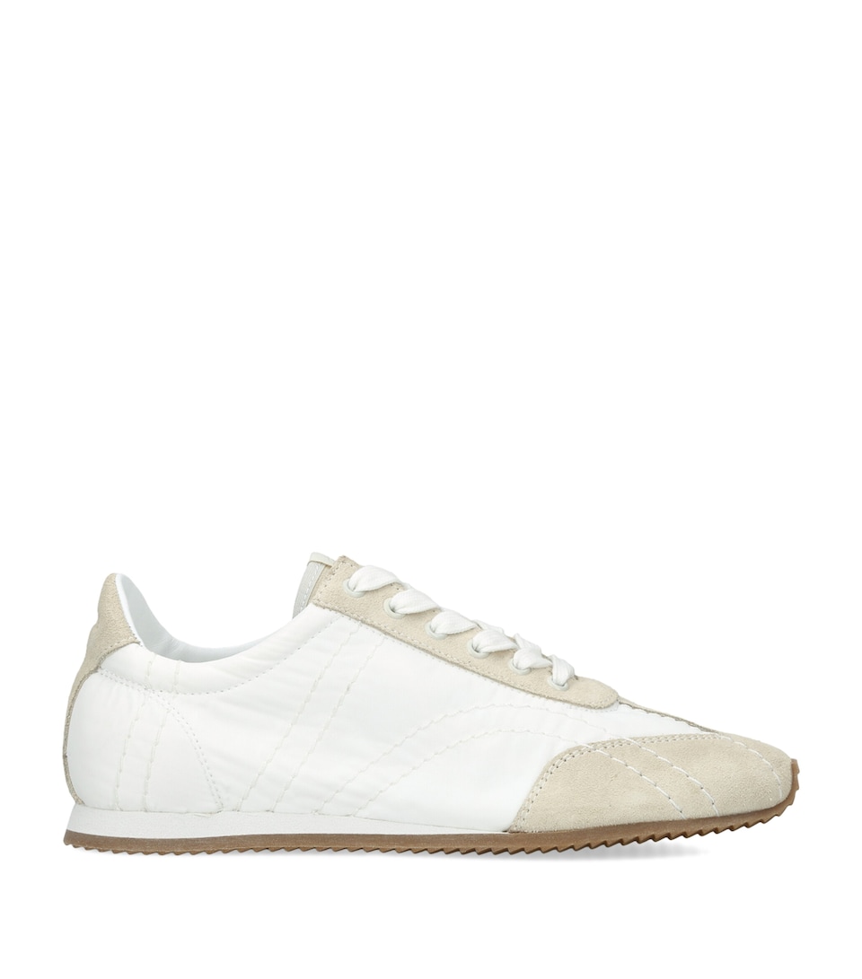 Toteme Suede Flex Sneakers White/comb