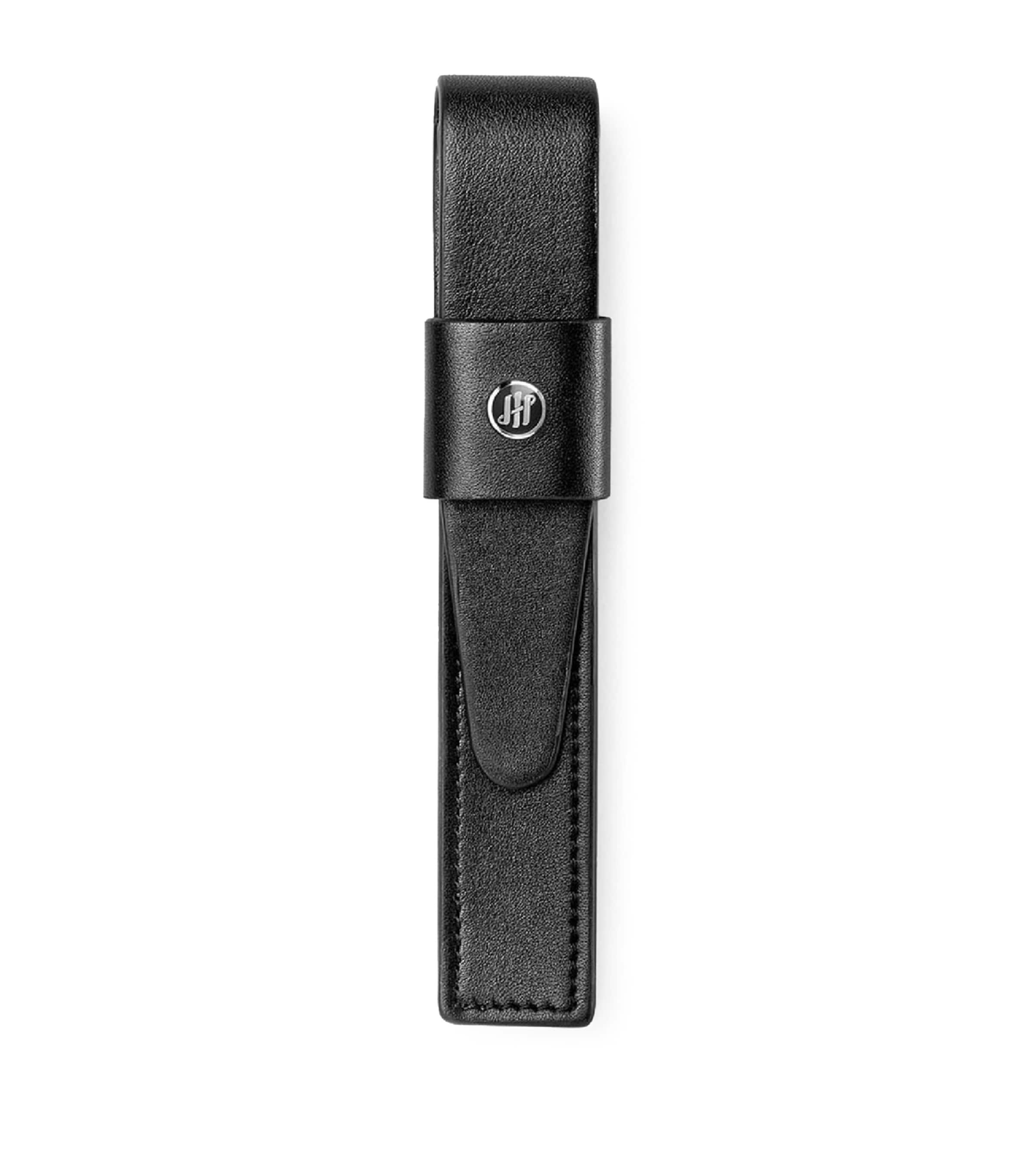 Montegrappa Leather Signet Pen Pouch In Black