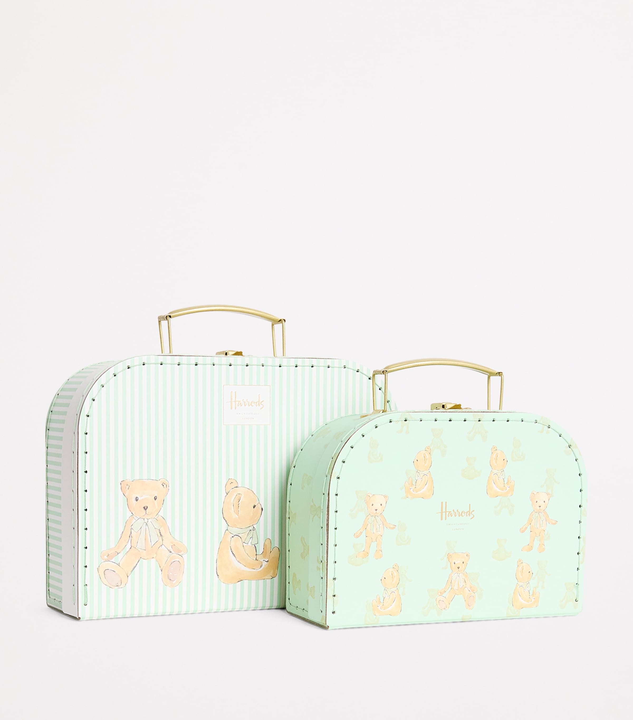 Set of 2 Henry Bear Carry Cases MULTI Image 2