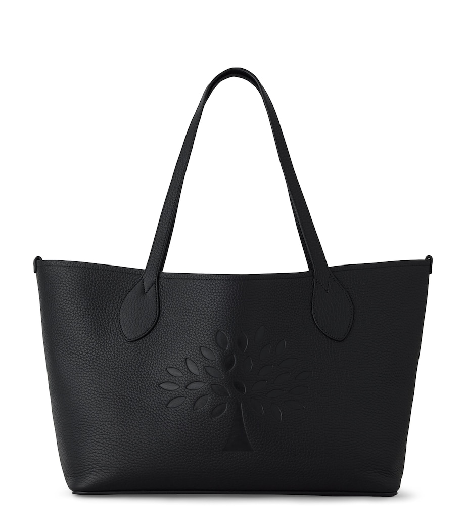 Mulberry Leather Tree Tote Bag Black Image 1