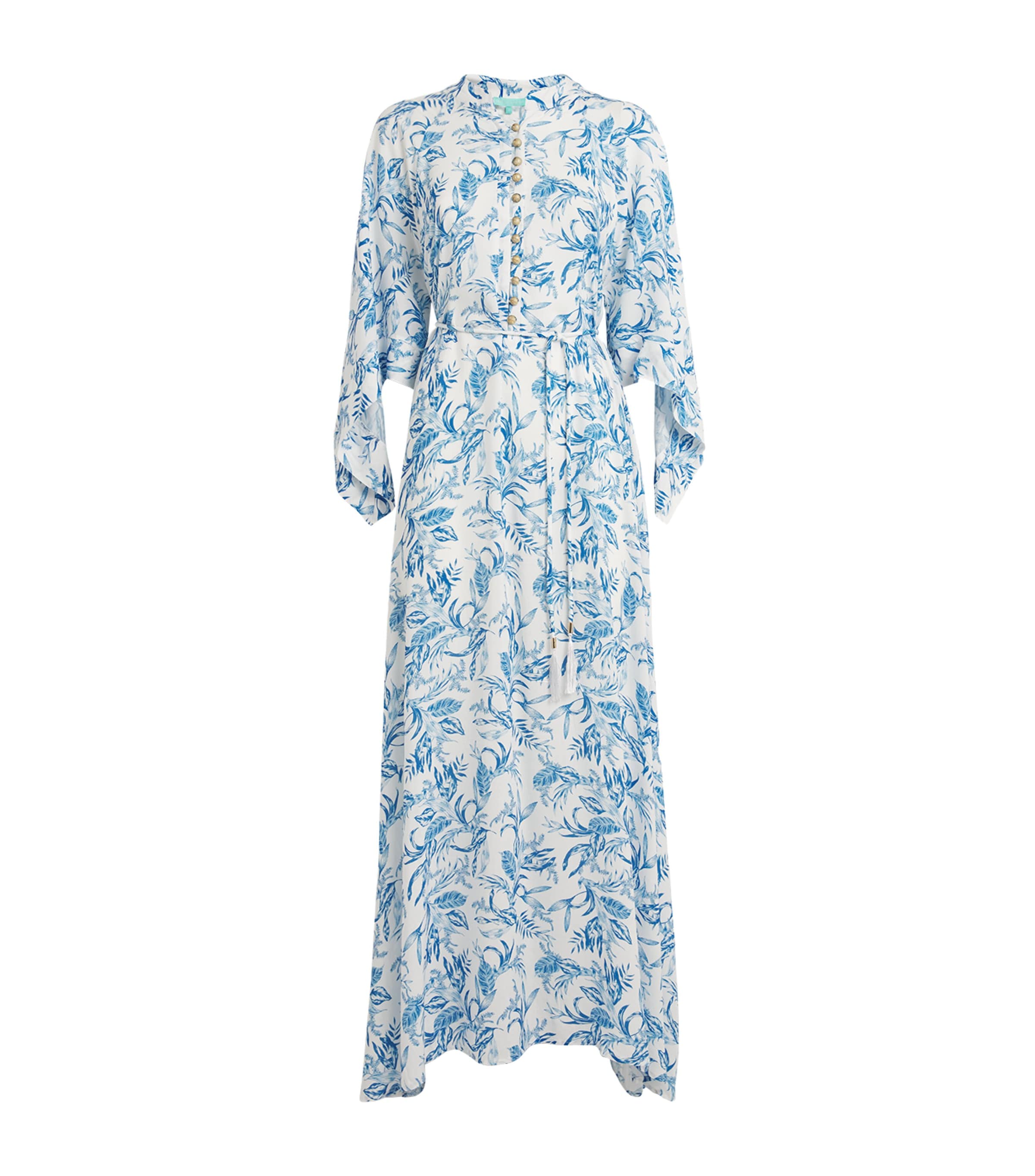 Melissa Odabash Rachel Maxi Dress In Blue