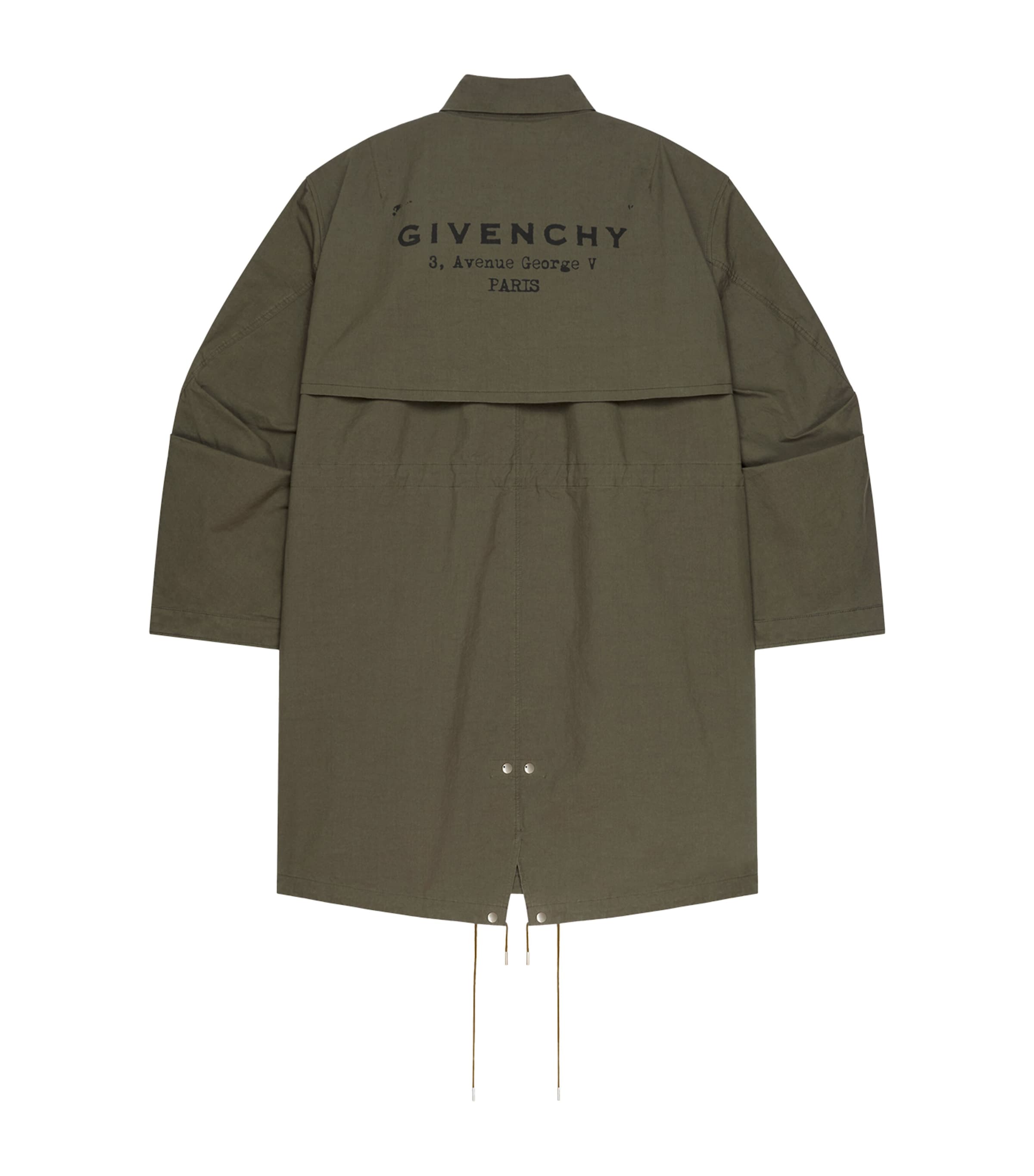 Oversized Longline Parka KHAKI Image 4