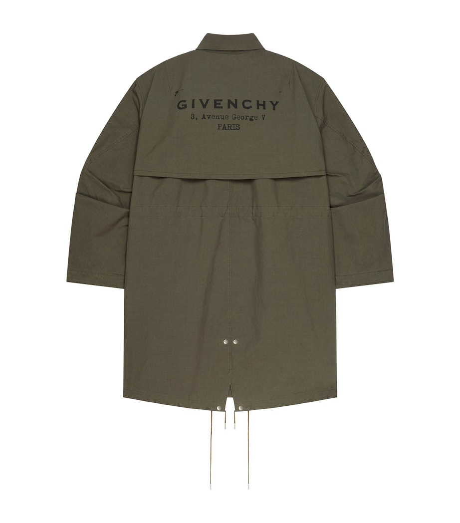 Oversized Longline Parka KHAKI Image 4