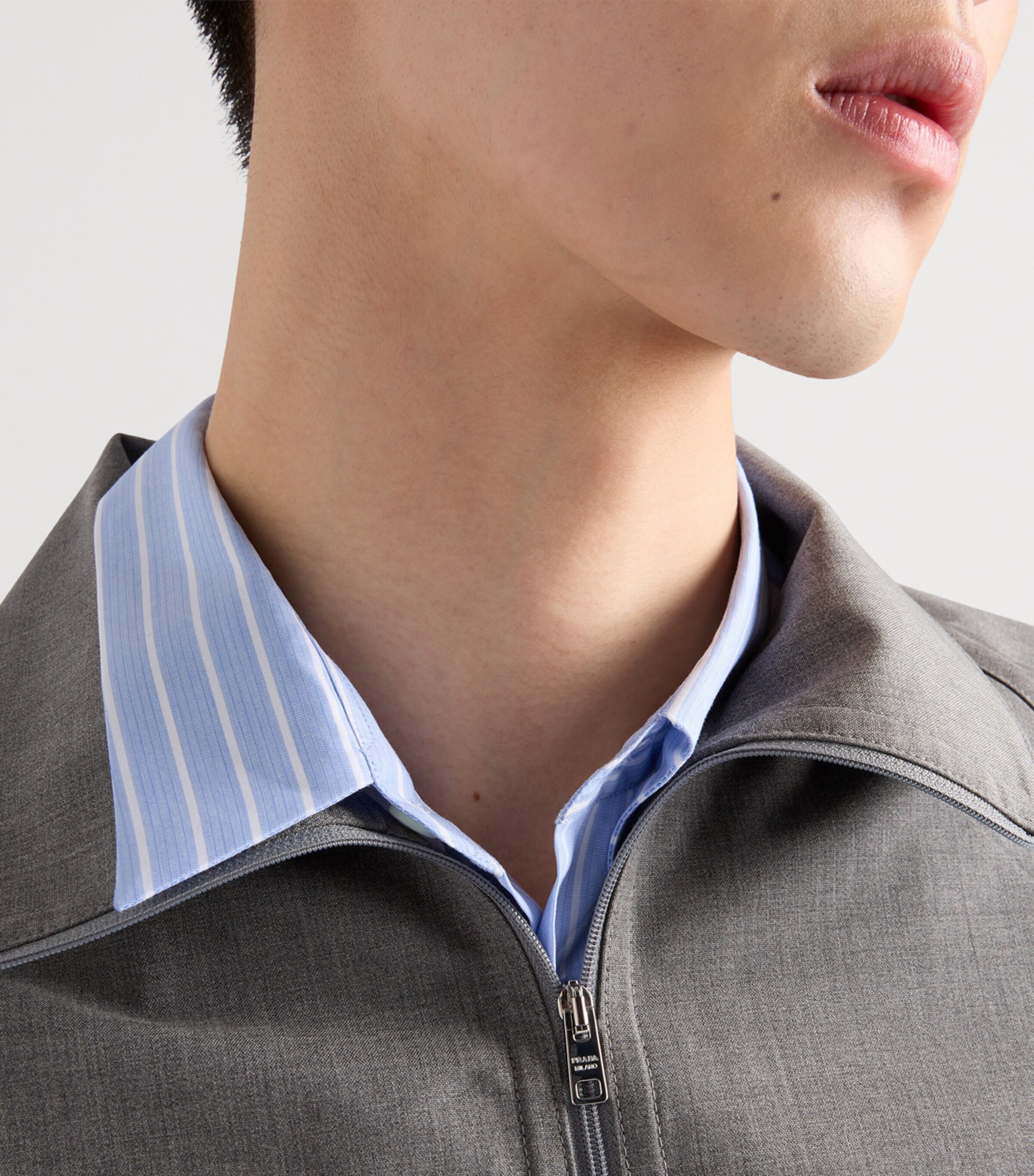 Prada Mens Cotton Stripe Shirt Image 3