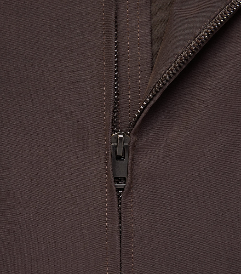 Vince Mens Band-Collar Jacket Arabica Image 6