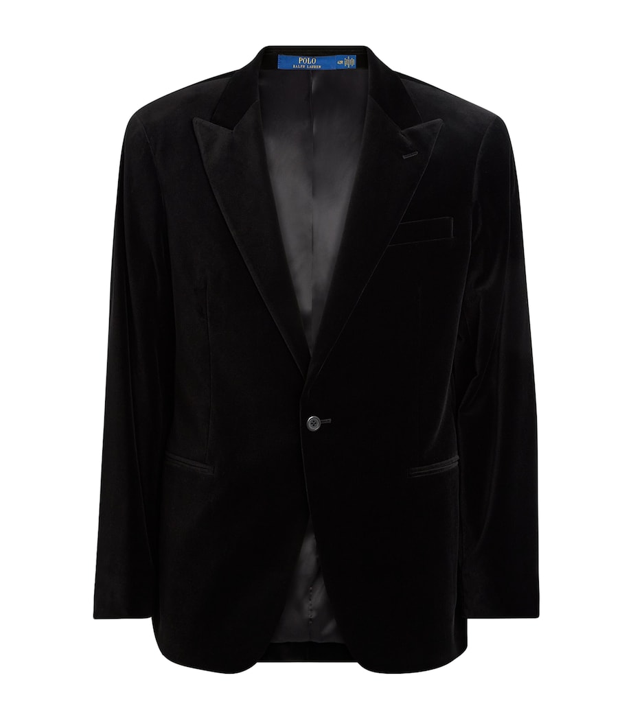 Velvet Blazer BLACK Image 1