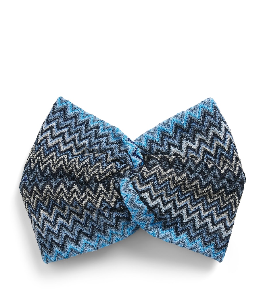 Missoni Knot-Front Zigzag Headband Image 1