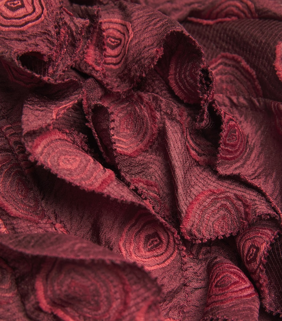 Puff-Sleeve Opal Blouse CLARET Image 5