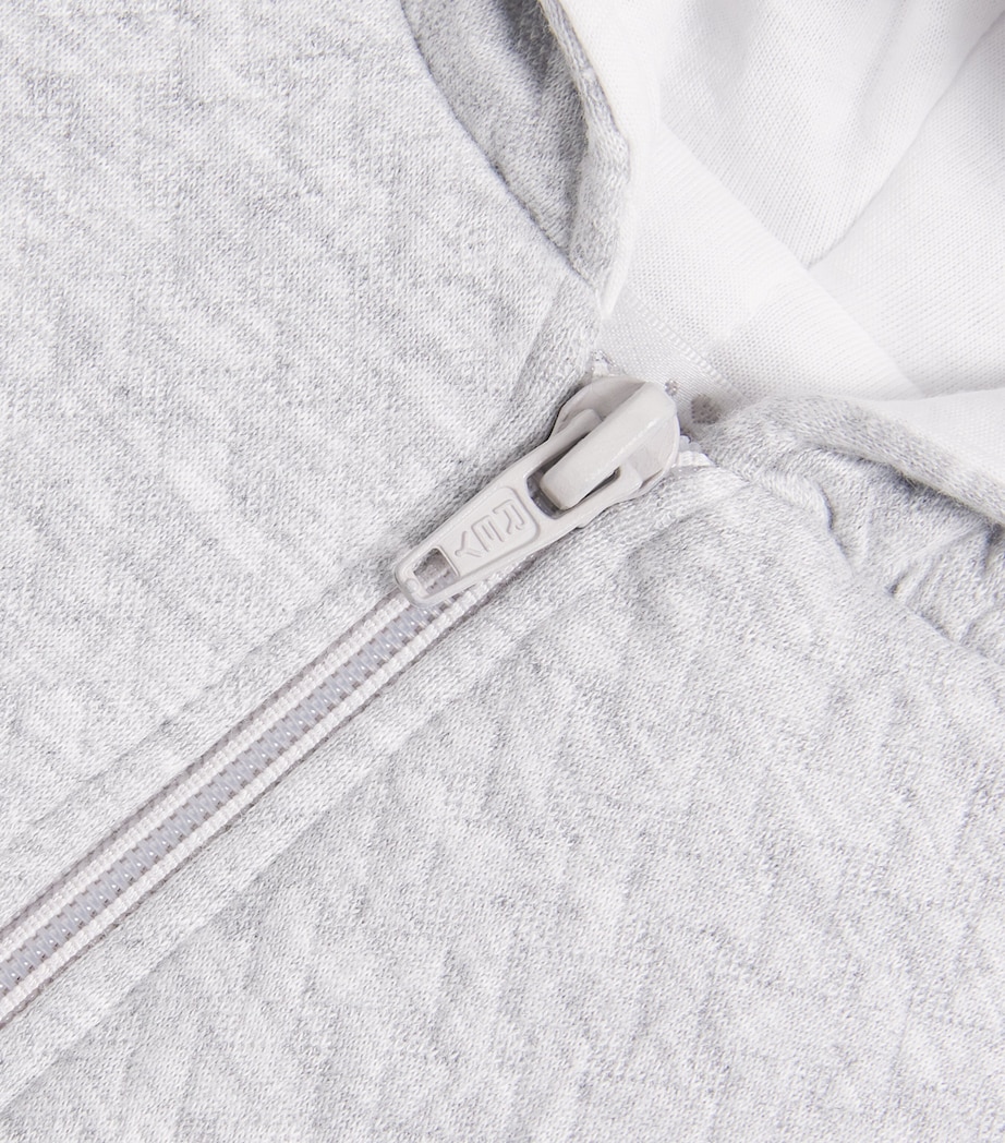 Weave-Jacquard Padded Jacket (3-18 Months) K050LIGHT GREY Image 3