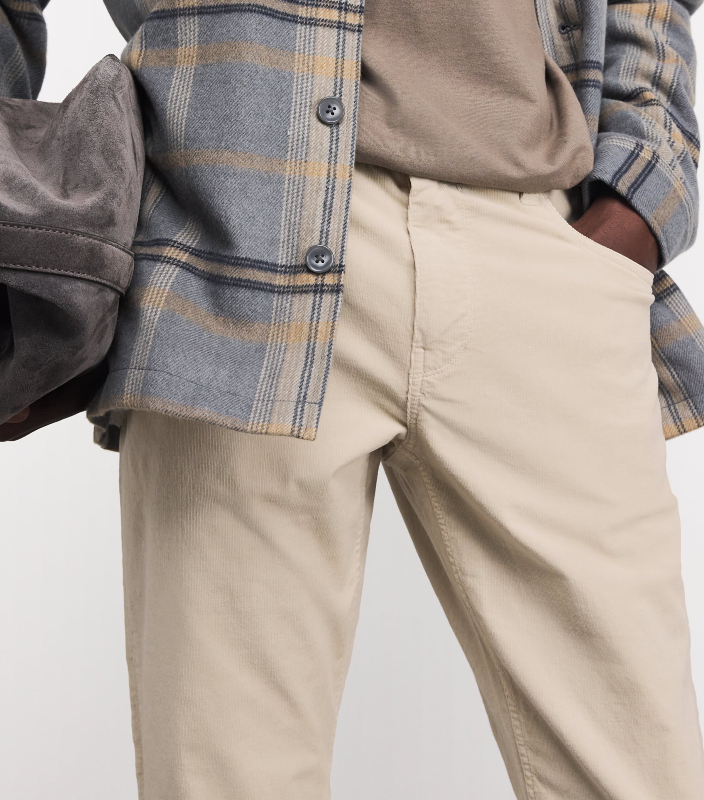 Corduroy Federal Slim-Straight Jeans IVORY CREAM CORDUROY Image 6