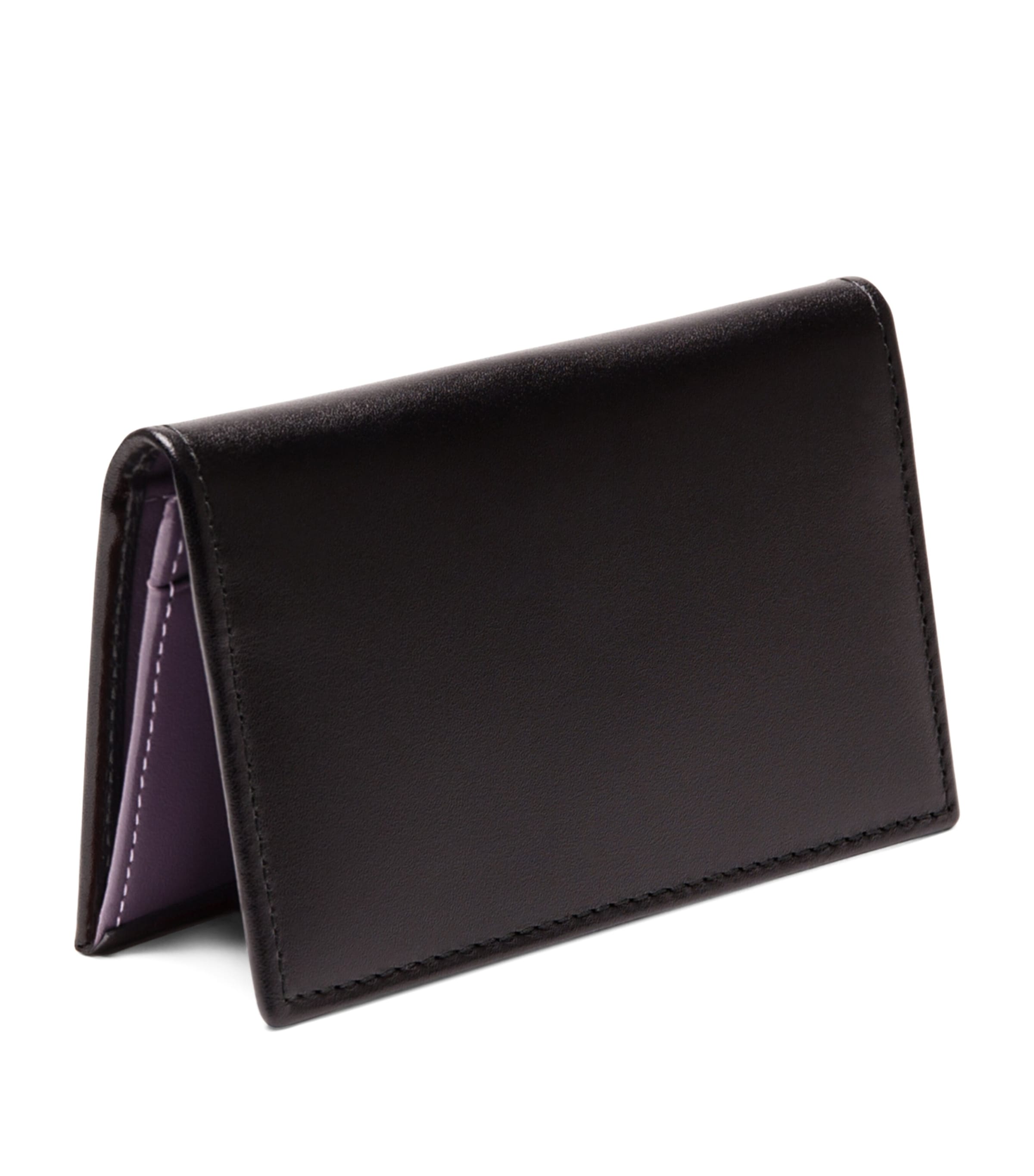 Ettinger Purple 8-Slot Sterling Hide Coat Wallet | Harrods US