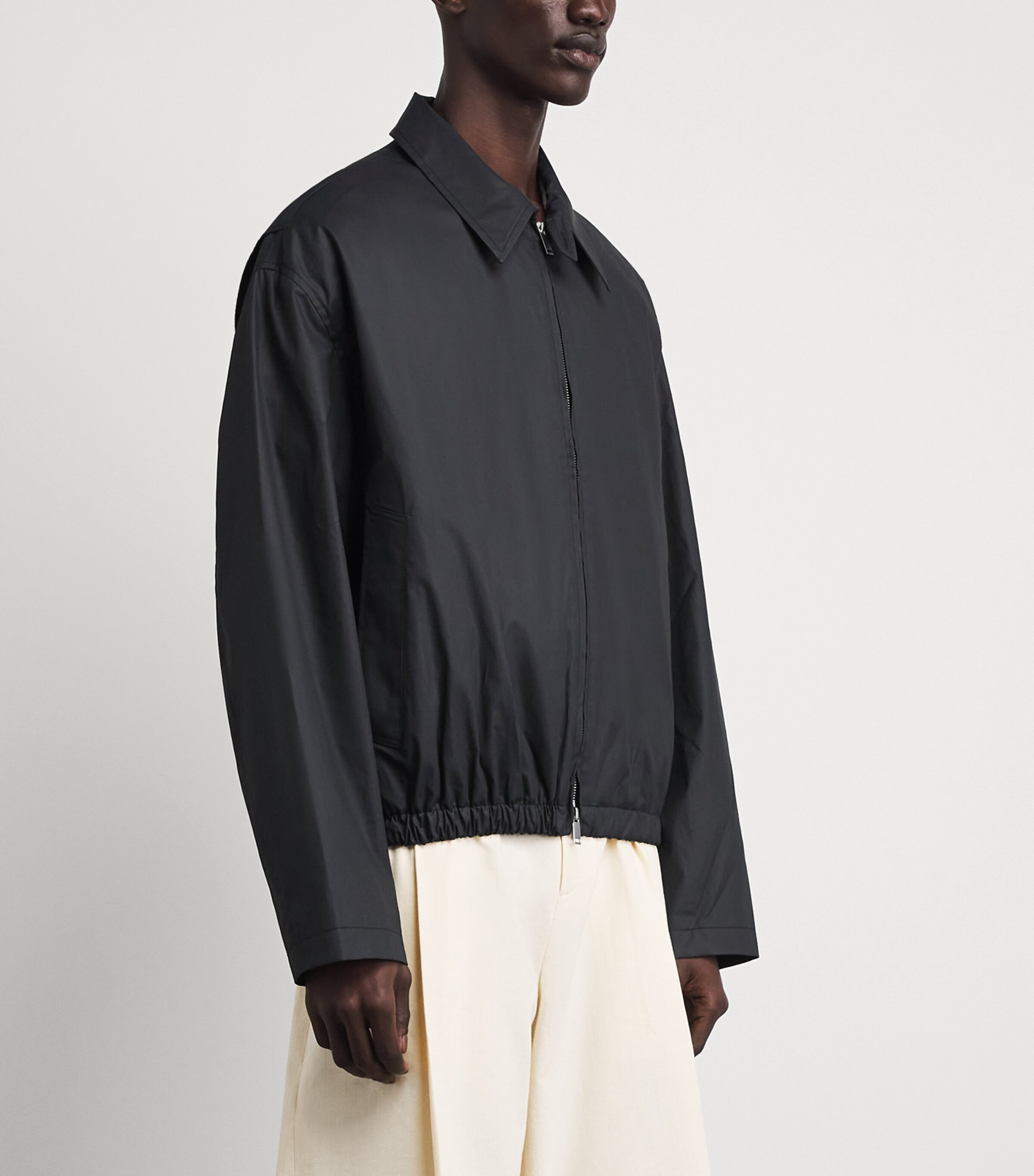 Studio Nicholson Mens Lyons Bomber Jacket Black Image 4