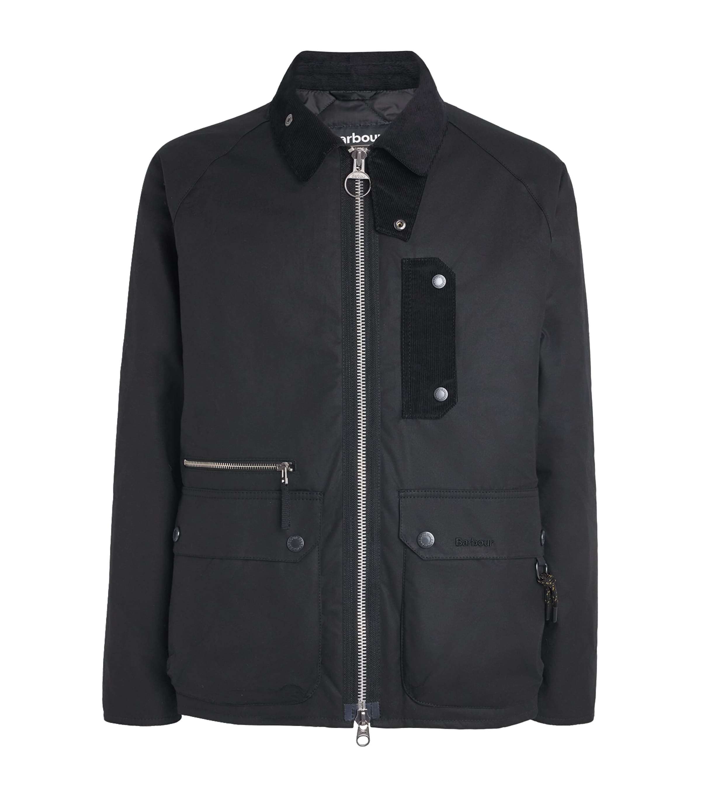 Waxed Cotton Tract Jacket BK71 BLACK Image 1