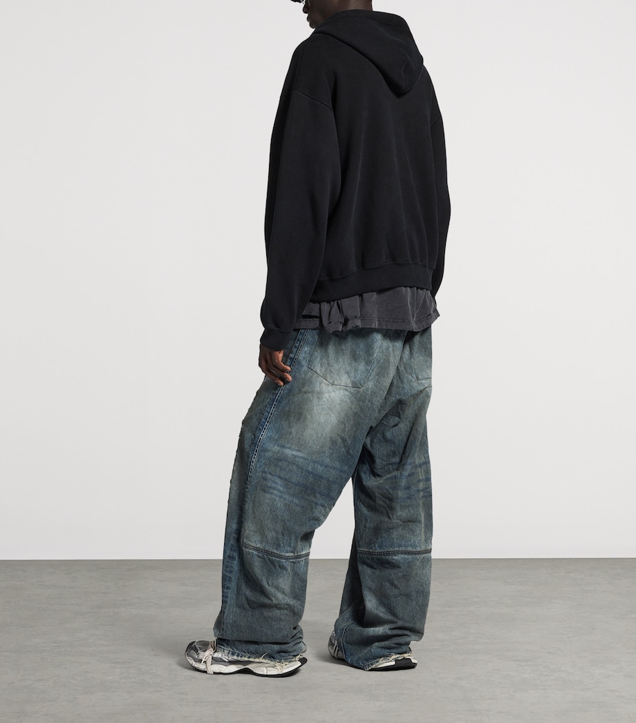 Cotton-Blend Embroidered Lion Hoodie 1000 Image 3