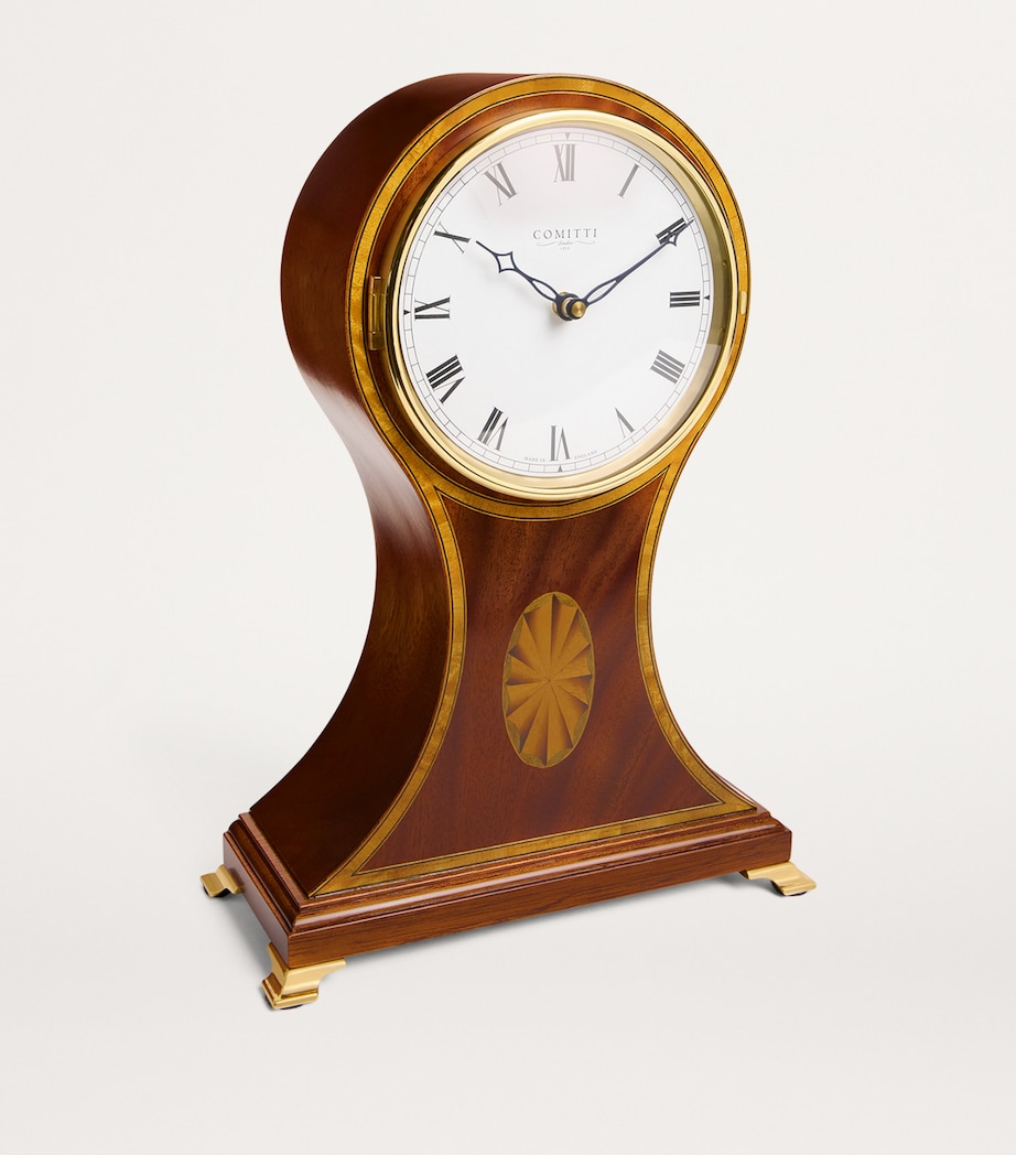 Comitti Mahogany Regency Balloon Mantle Clock Mahogany Image 2