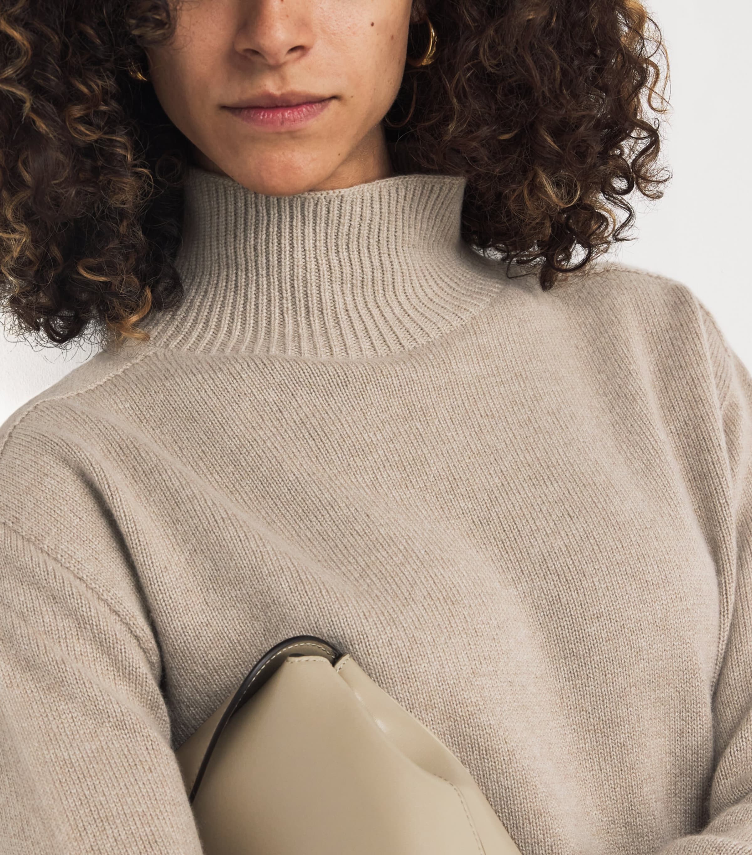 Cashmere Rollneck Sweater BEIGE Image 6