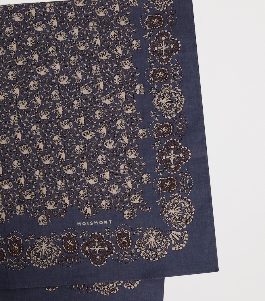 Cotton Moismont Scarf IM BLEU DE PRUSSE Image 2