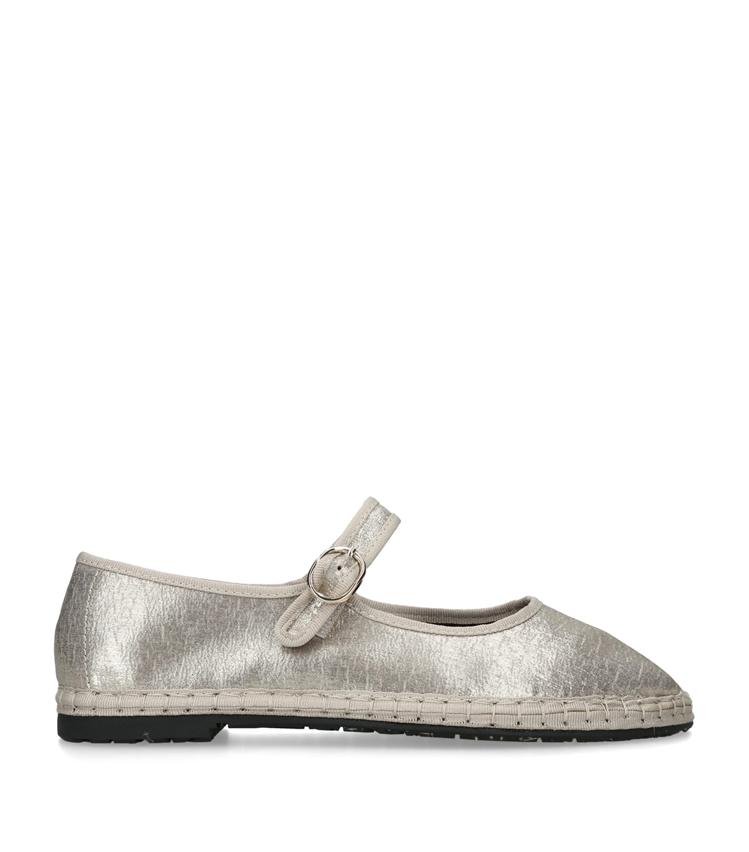 Flabelus Flor Mary Jane Flats Champagne Image 1