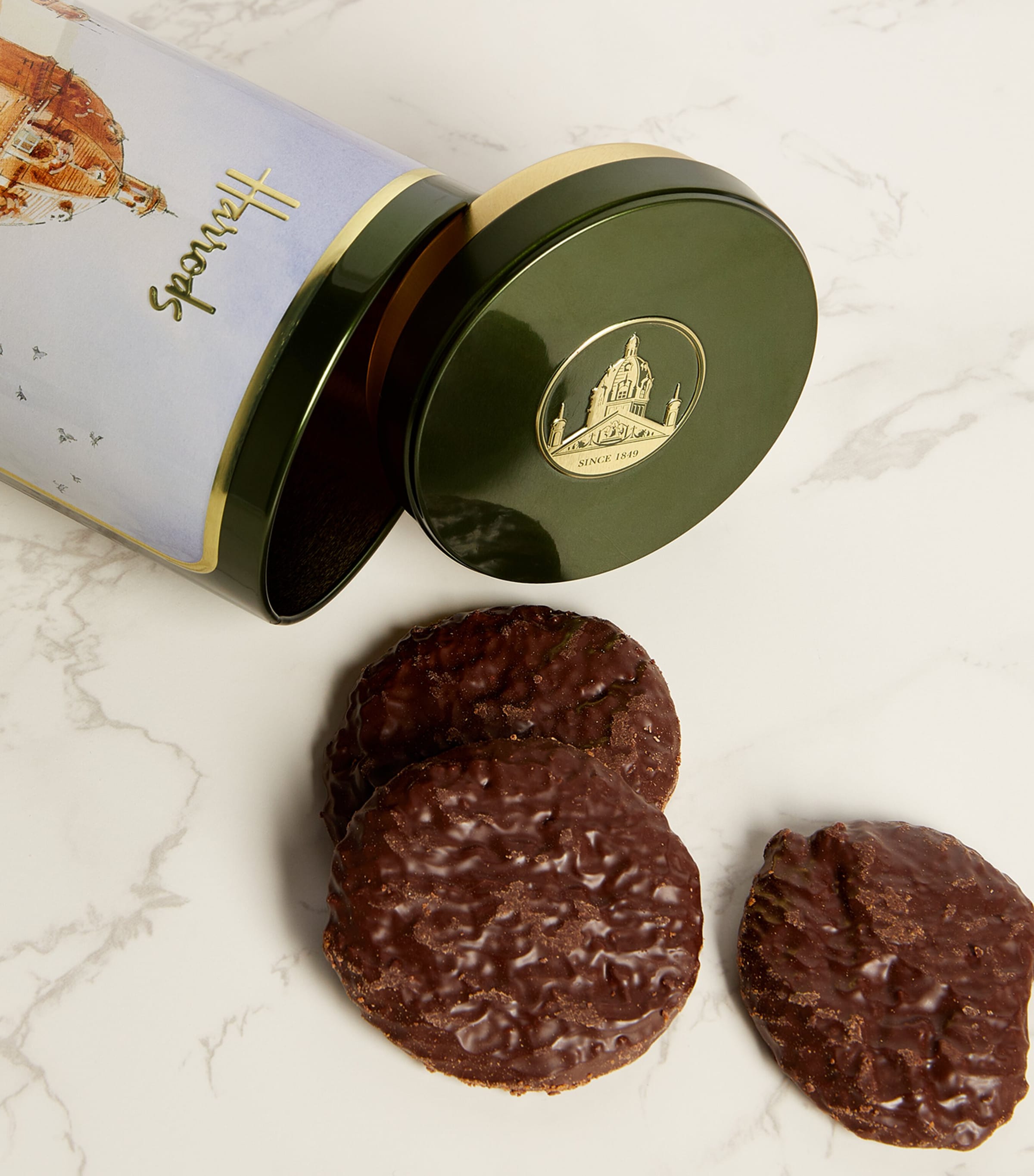 Harrods Chocolate-Coated Triple Chocolate Biscuits (200g) Image 3