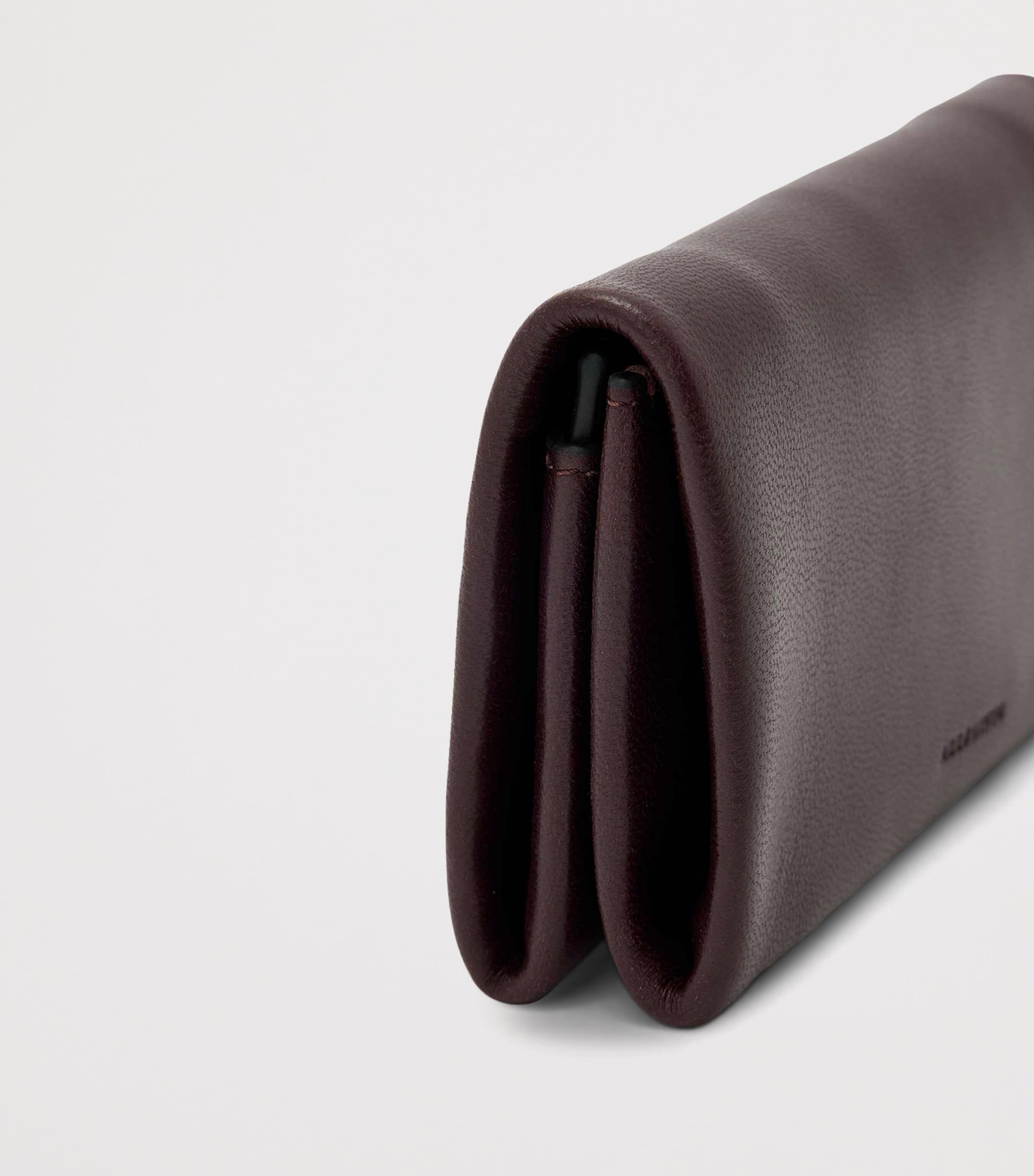 AllSaints Lambskin Harluna Wallet Burgundy Red Image 4
