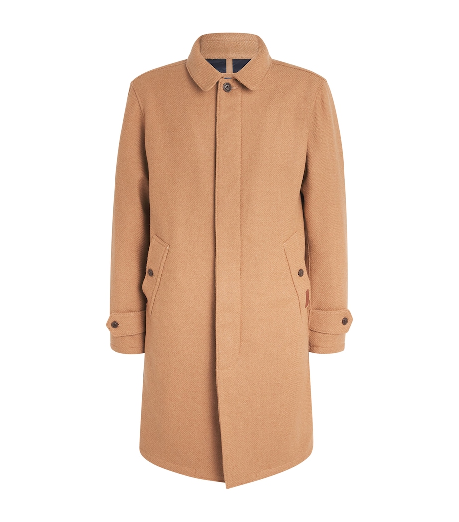 Wool Langdon Overcoat NATURAL Image 1