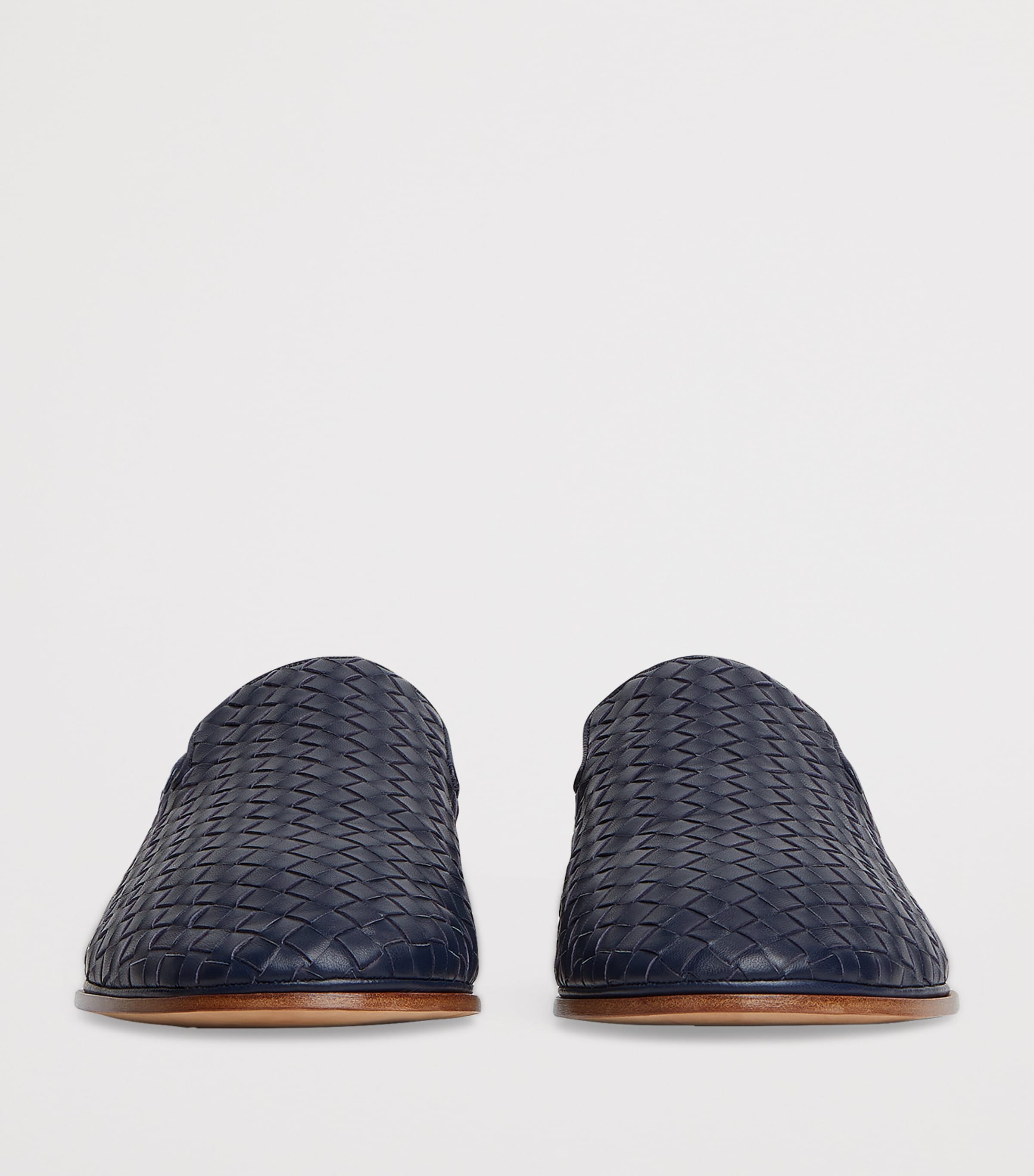 Leather Intrecciato Sunday Slippers 4259 Image 3