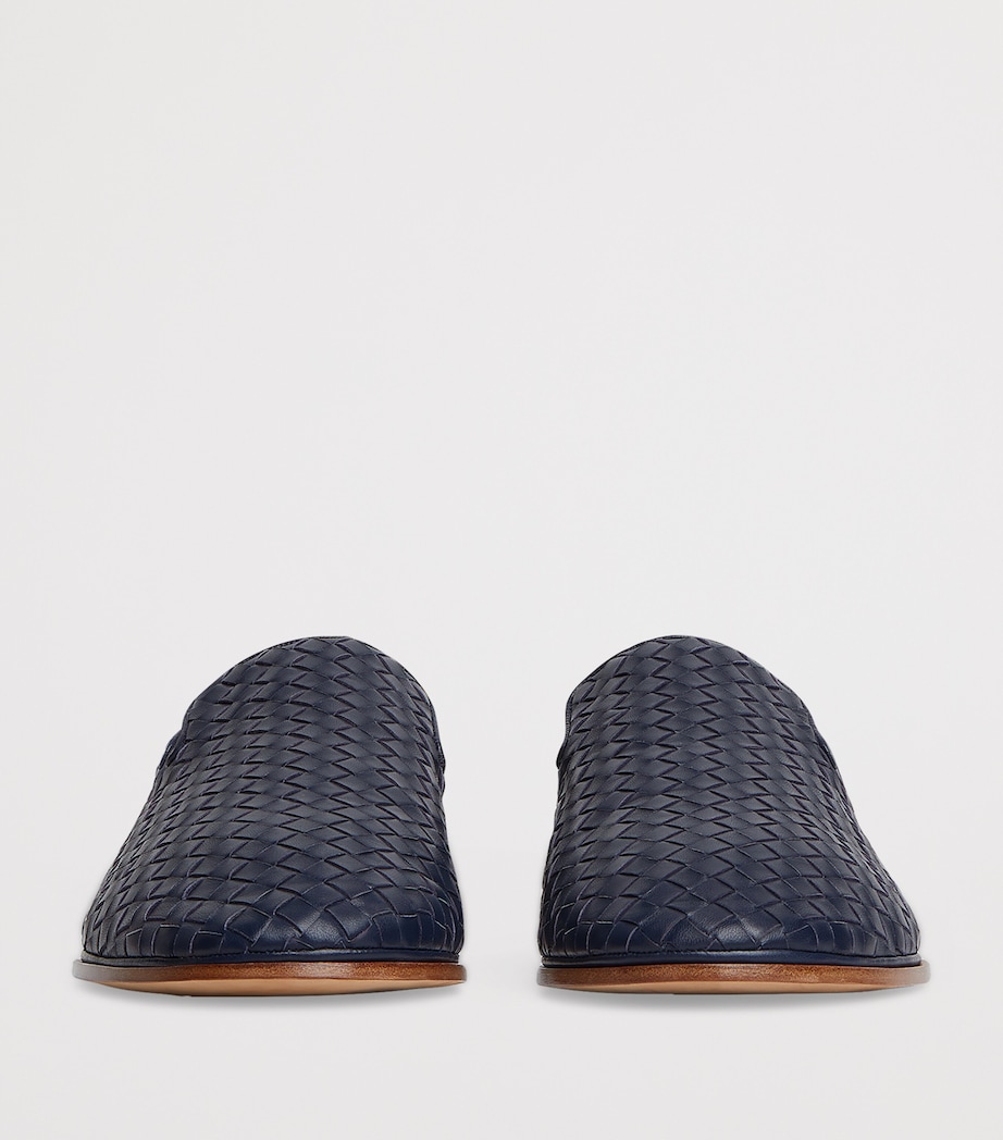 Leather Intrecciato Sunday Slippers 4259 Image 3