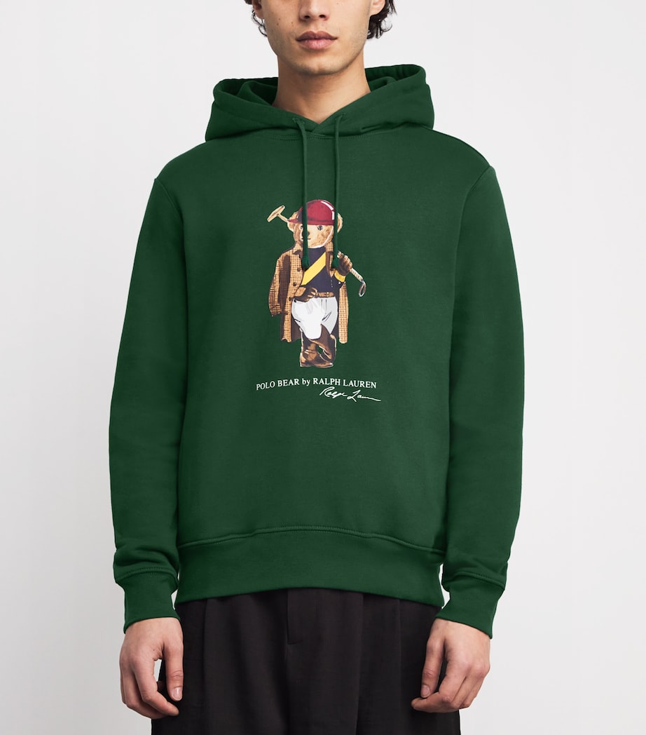 Cotton-Blend Polo Bear Hoodie NW FRST-SOCIETY BEAR Image 3