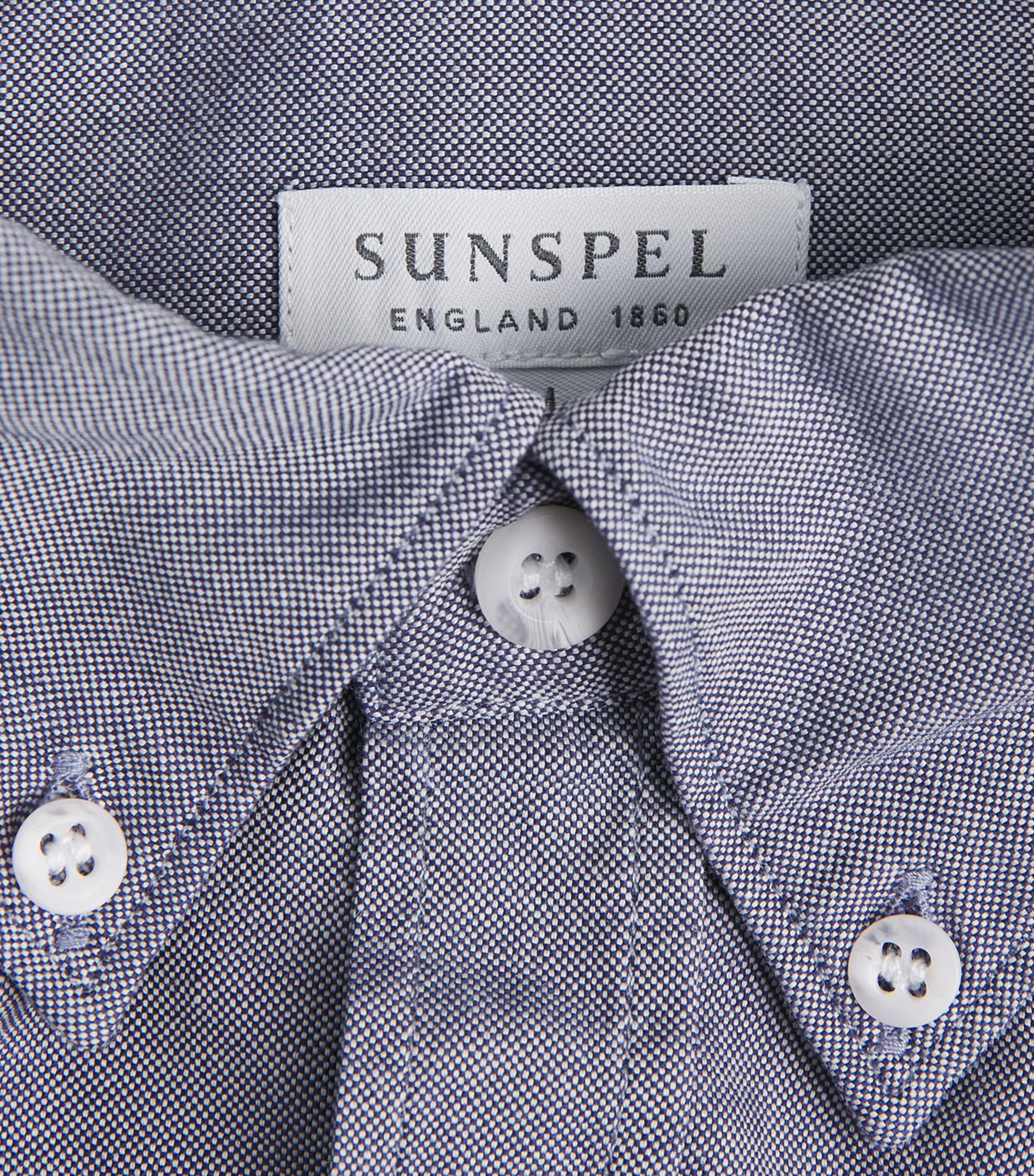 Cotton Oxford Shirt BUNU D BLUE OXFORD Image 5