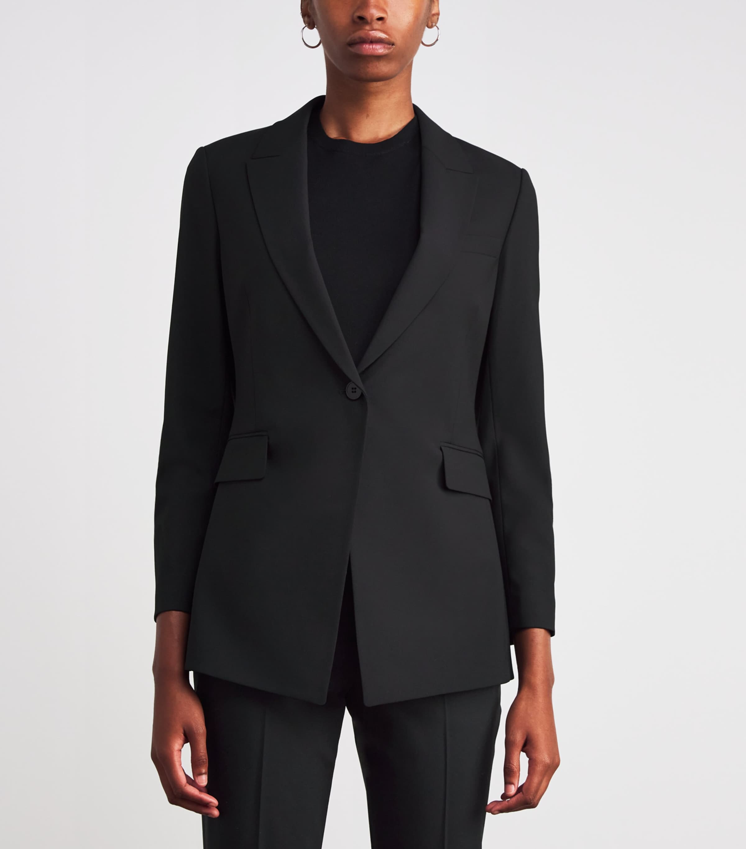 Theory Black Good Wool Etiennette Blazer | Harrods US