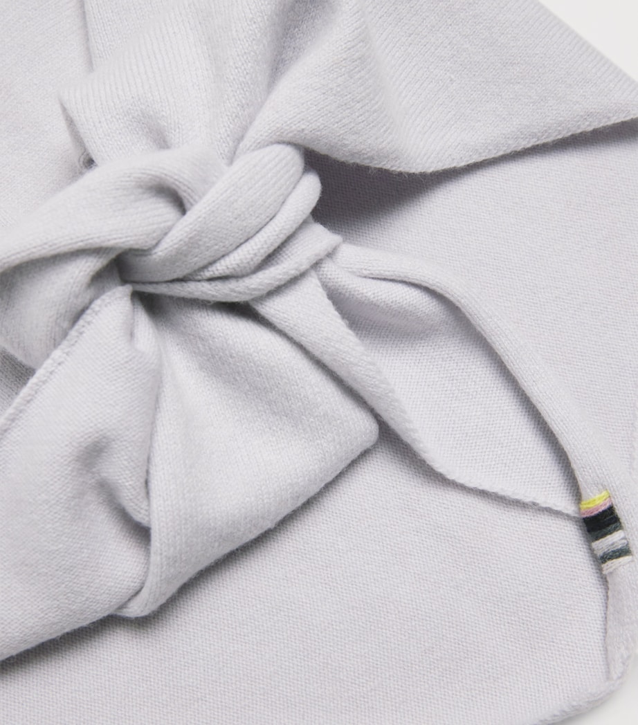 Cashmere-Blend No.35 Bandana Triangle Neck Scarf HEAVEN Image 4