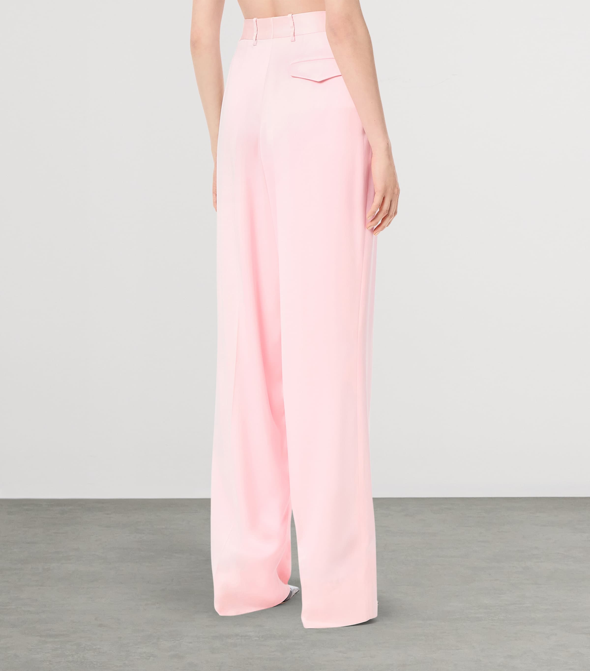 TOM FORD Womens Satin Tailored Trousers Pca Image 3