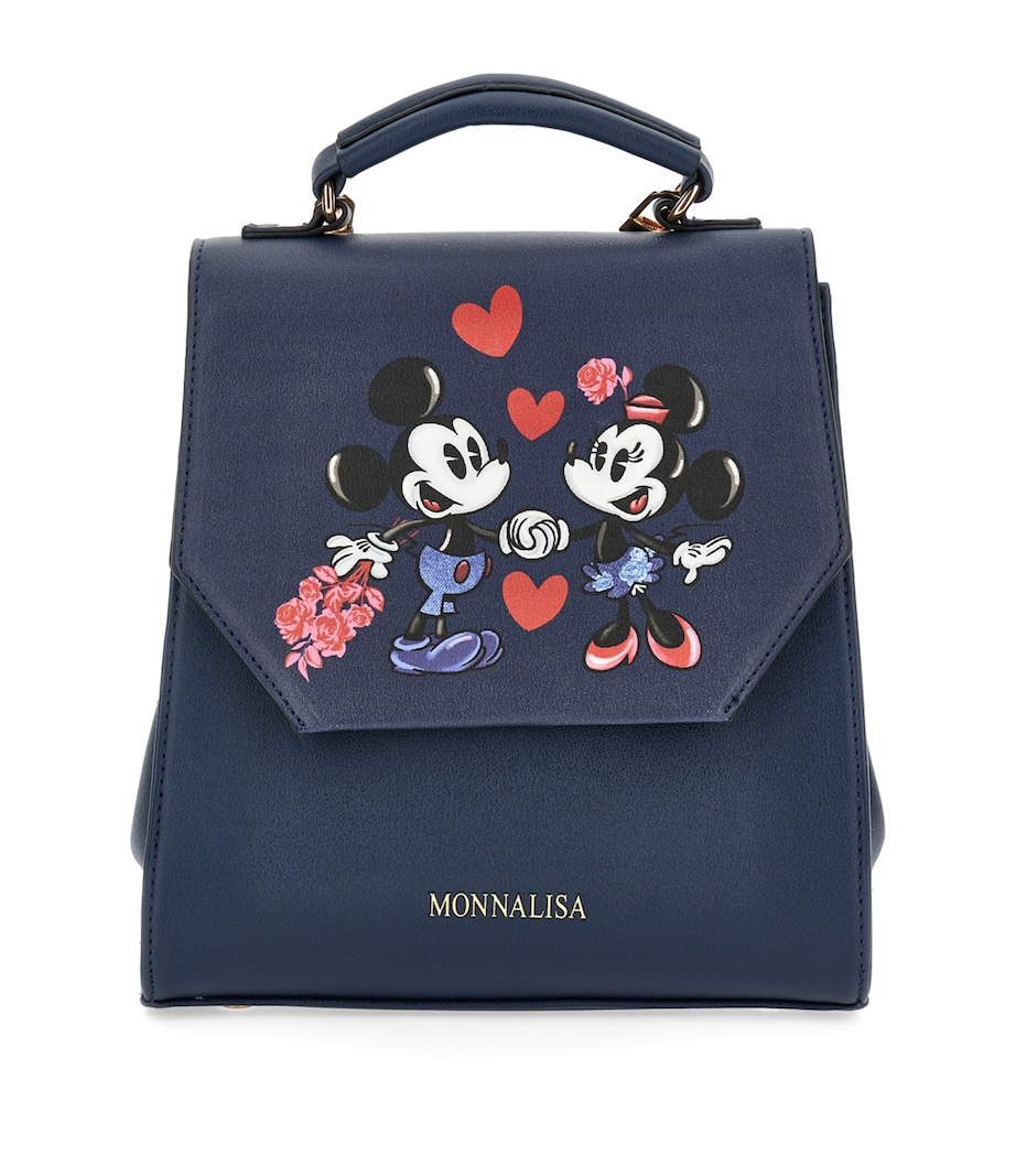 Mickey And Minnie Backpack BLU NAVY Image 1