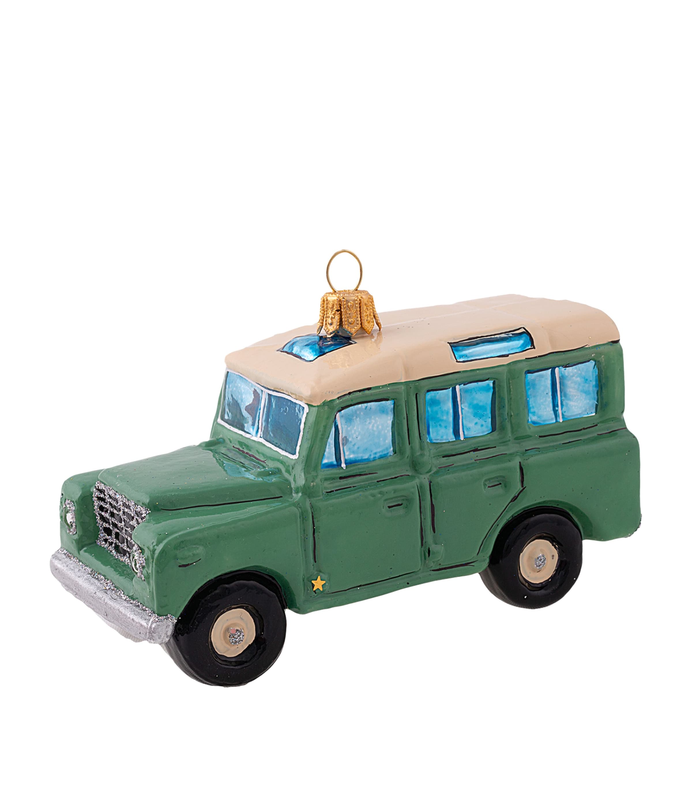 Harrods Off-road Suv Tree Decoration In Green