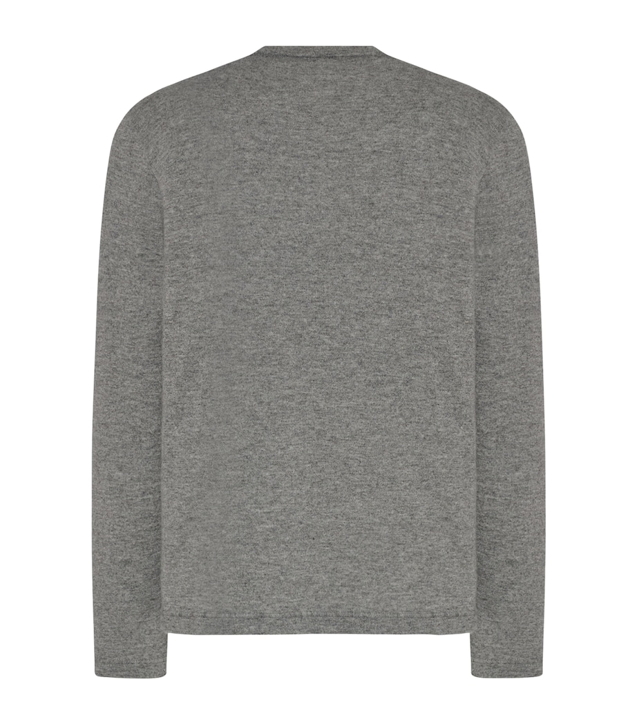 The Row Mens Casas Cashmere Sweater Grey Image 2