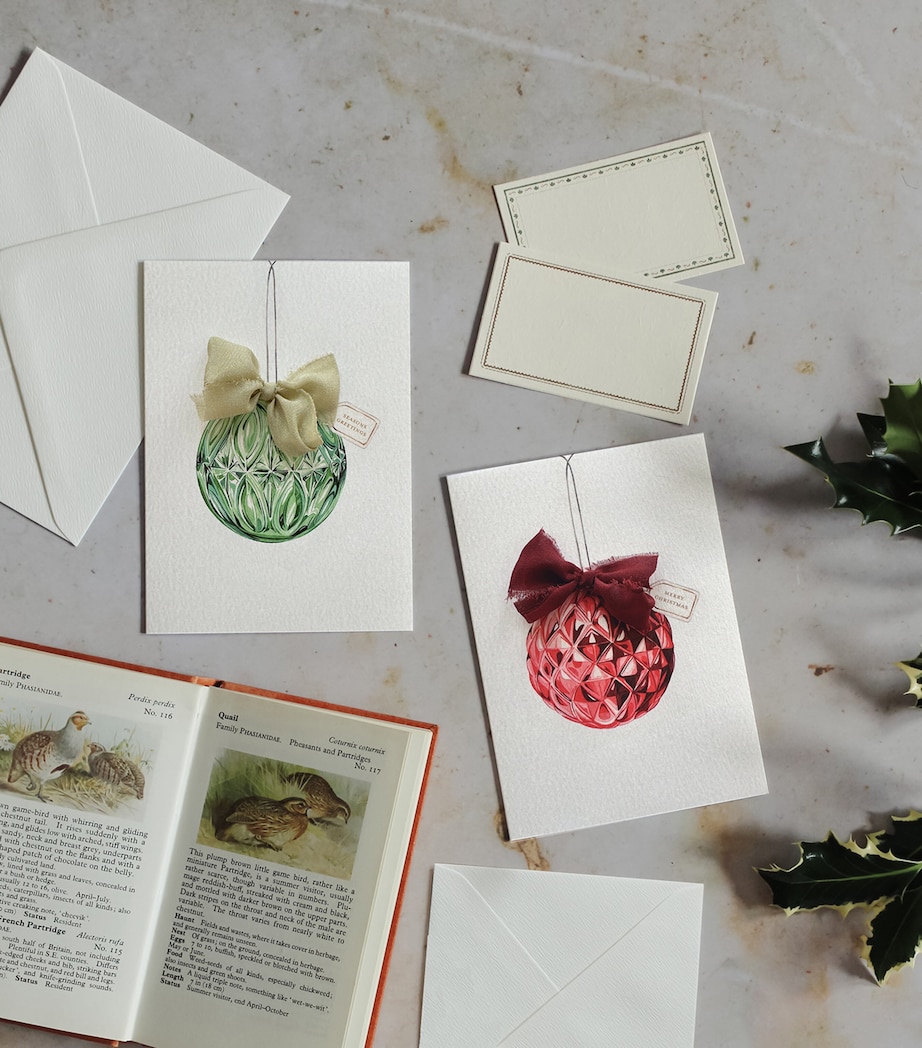 Bauble Greeting Cards (Box of 6) MULTICOLOURED Image 2