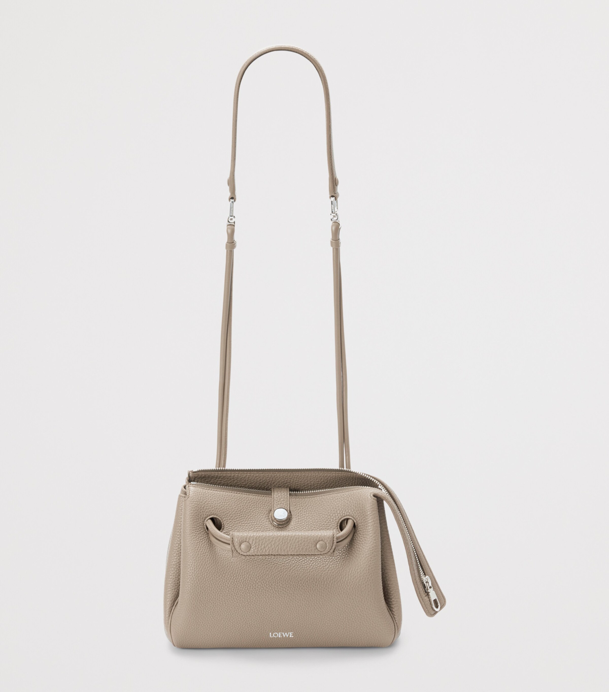 LOEWE Small Grained Leather Madrid Shoulder Bag Clay Image 7