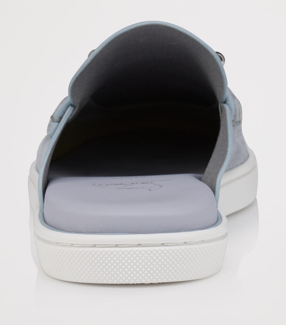 Christian Louboutin Chanme Donna Flat Leather Mules Image 4