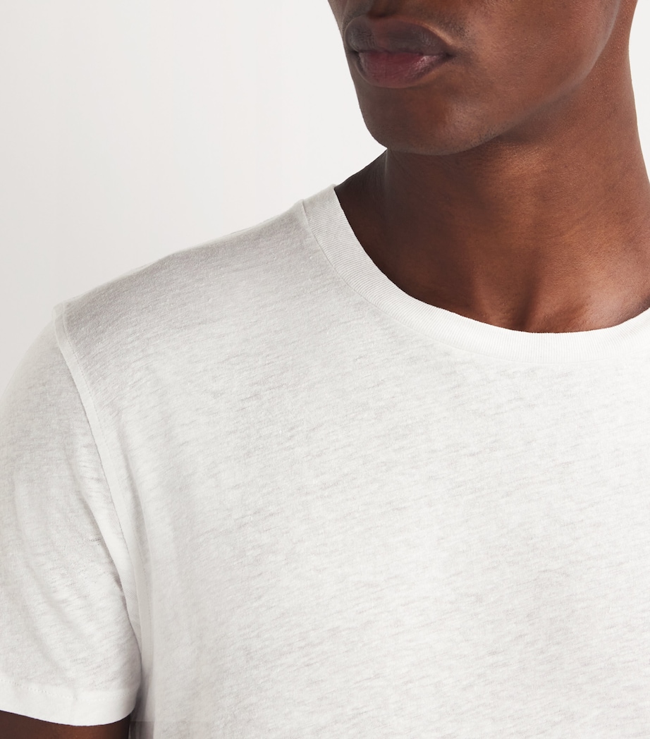 Cotton-Linen T-Shirt WHITE Image 12