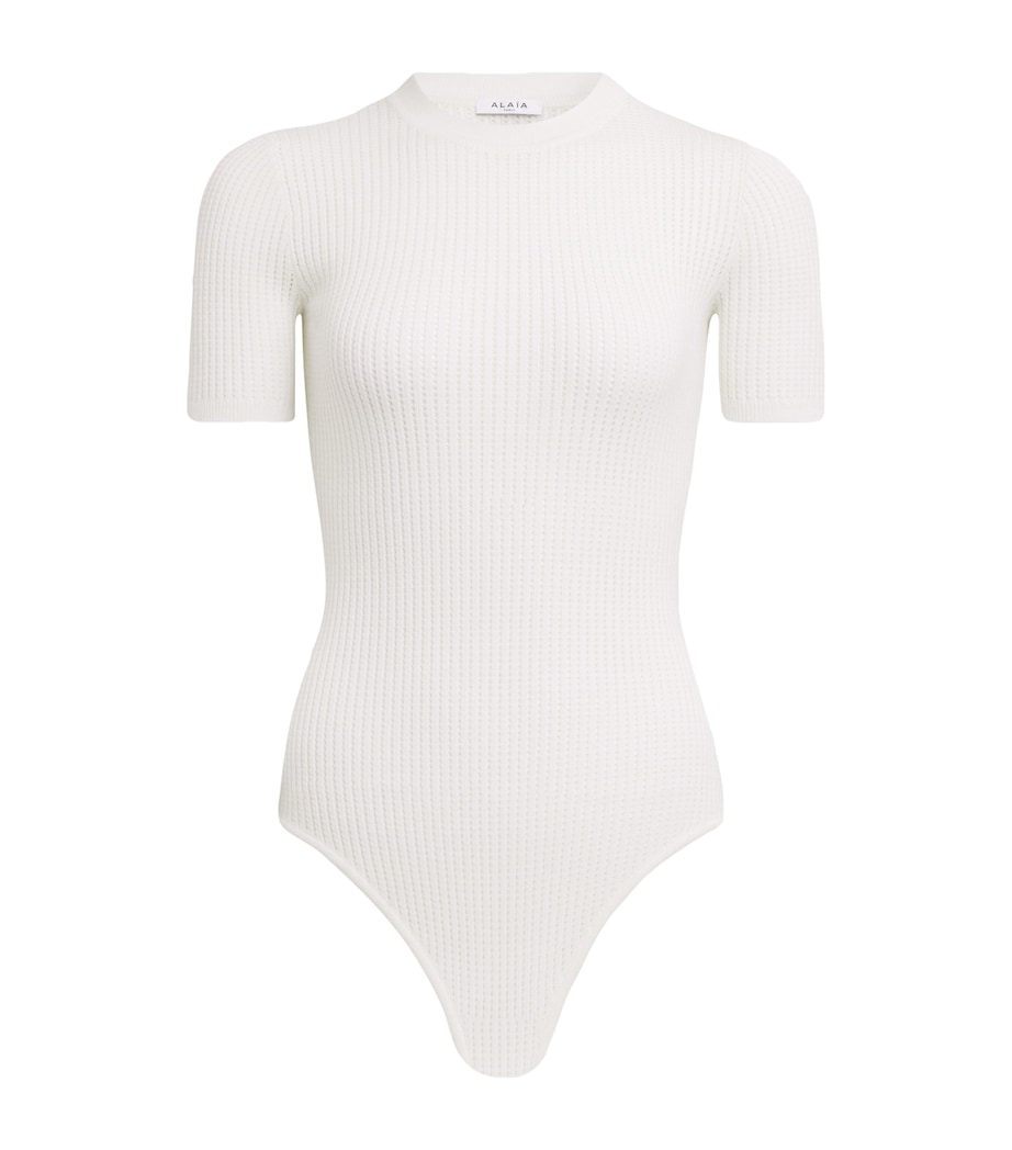 Wool-Blend Bodysuit BLANC NATUREL Image 1