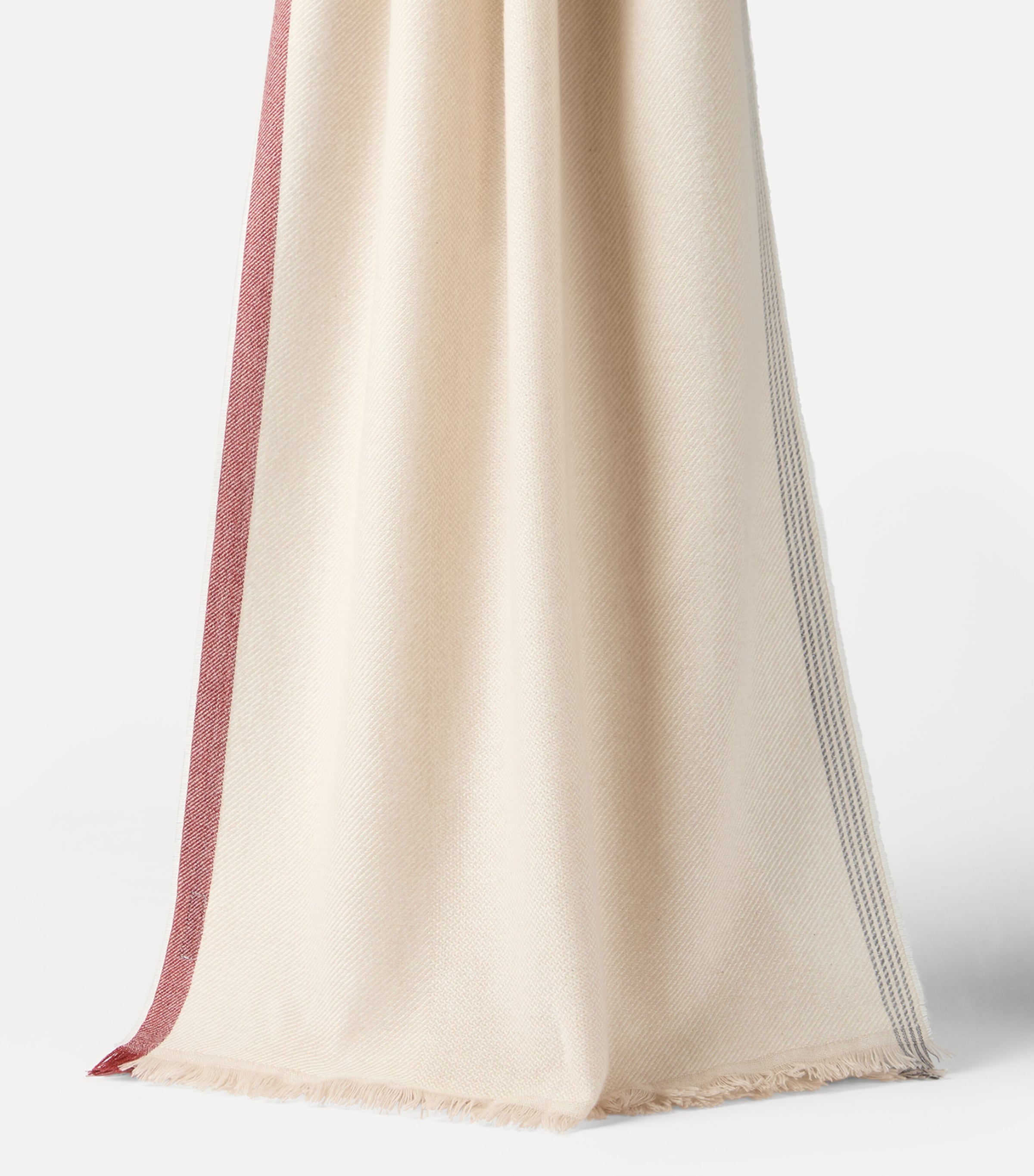 Brunello Cucinelli Cashmere Fringe-Trim Scarf Image 2
