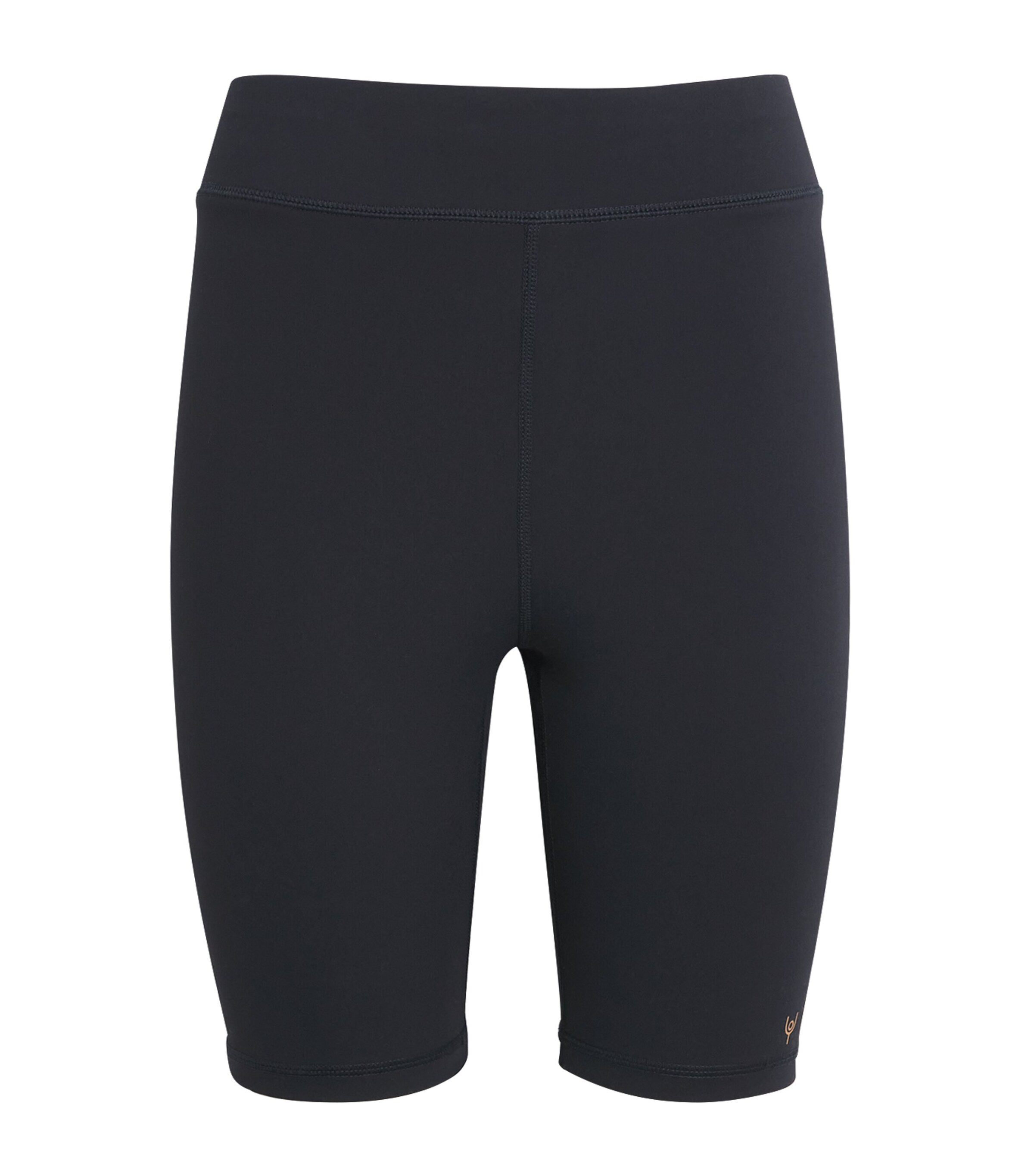Y.O.U Womens Spa Logo Shorts Black Image 1