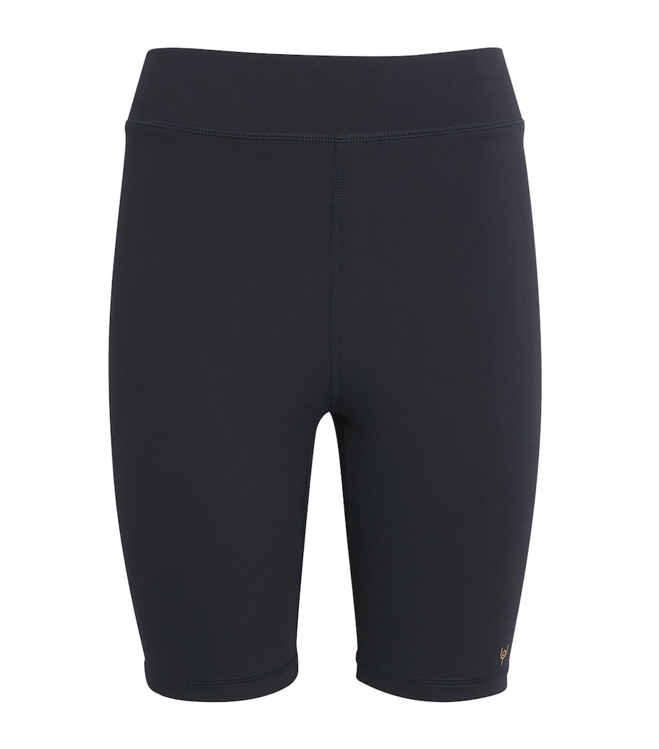 Y.O.U Womens Spa Logo Shorts Black Image 1