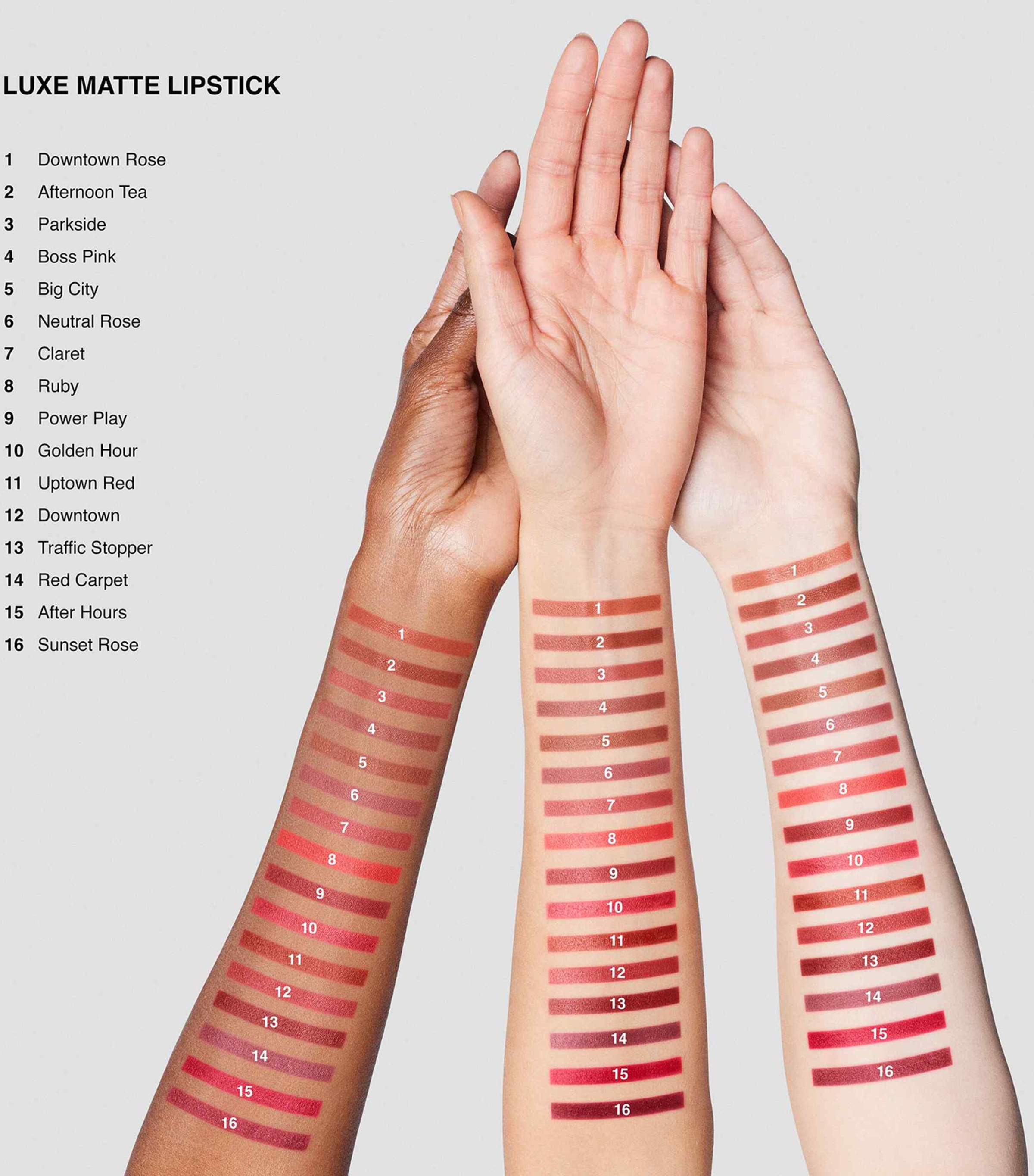 Luxe Matte Lipstick DOWNTOWN ROSE Image 3